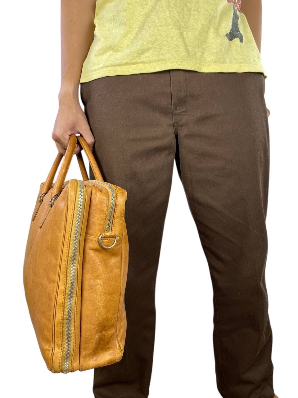 Porter 2000's Porter Patina Leather Briefcase Bag Size ONE SIZE - 4 Thumbnail