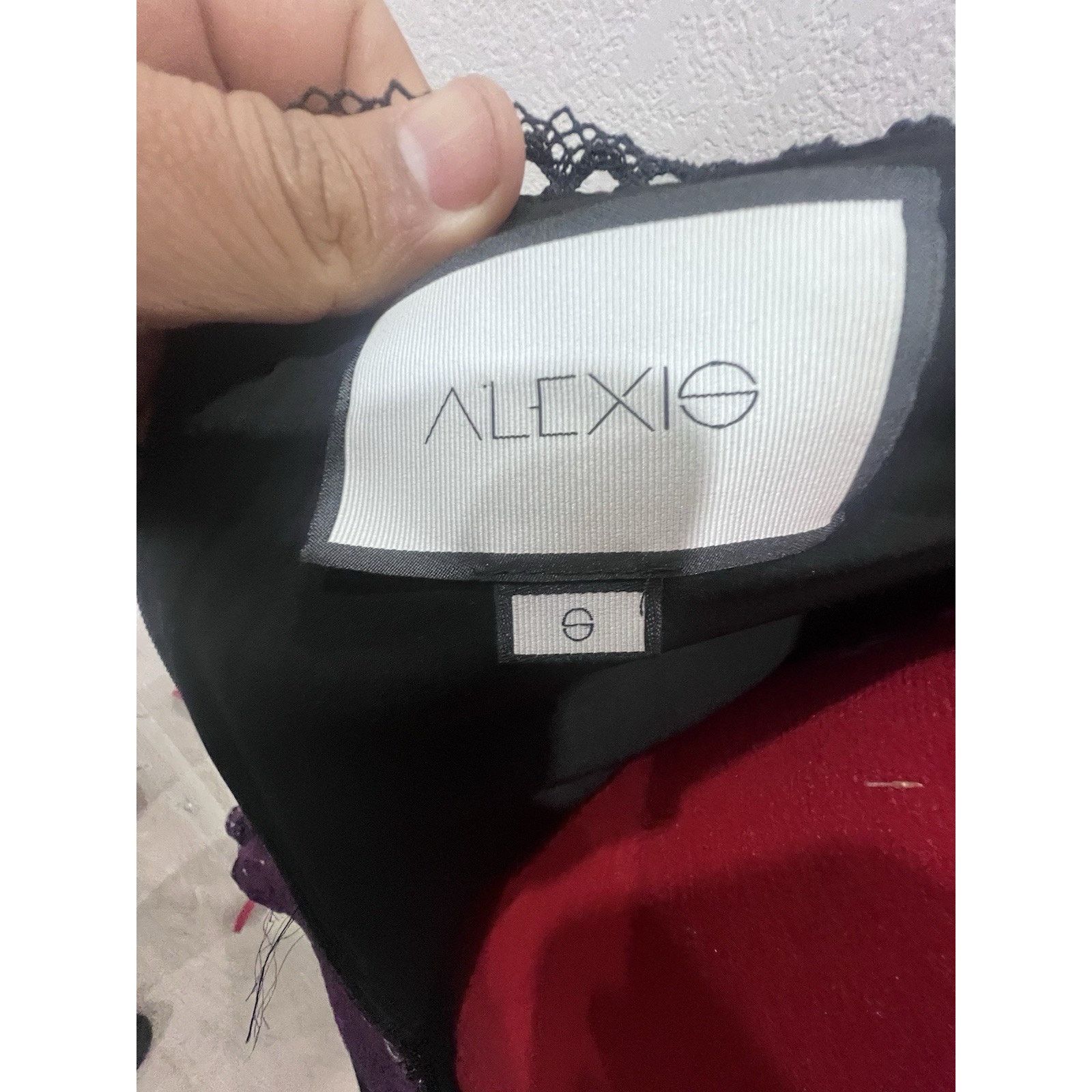ALEXIS Alexis Laced Dress With Shoulder Tie Straps Long Sleeves Size S / US 4 / IT 40 - 2 Thumbnail