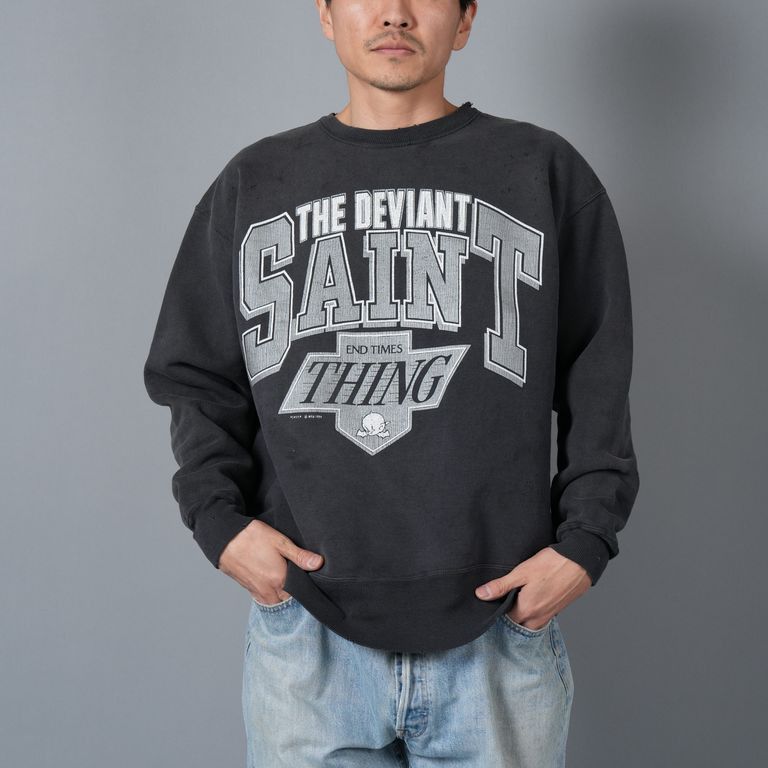 Saint Michael o1h1sh10525 The Deviant Sweatshirt in Black Size US L / EU 52-54 / 3 - 3 Thumbnail