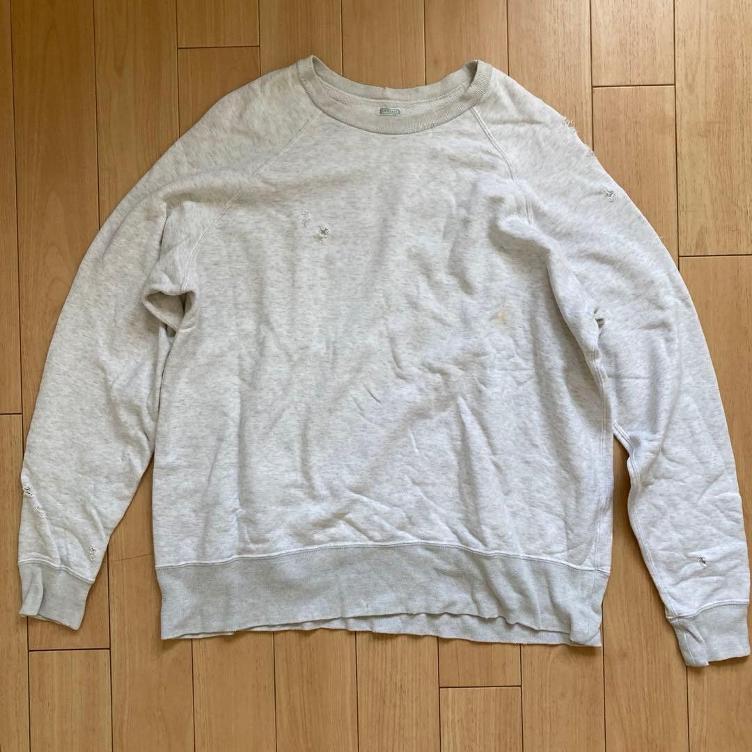 A.PRESSE A.PRESSE 22SS Vintage Washed Sweatshirt Gray 1 Size US S / EU 44-46 / 1 - 1 Thumbnail