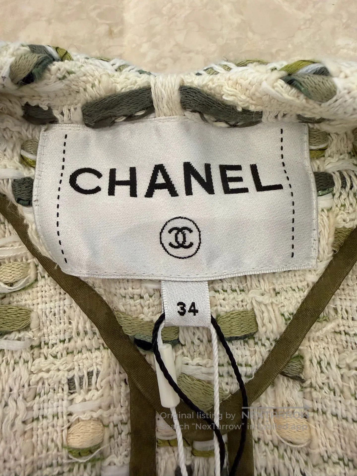 Chanel Chanel 18C Greek Knit Tassel Jacket. Size US XS / EU 42 / 0 - 3 Thumbnail