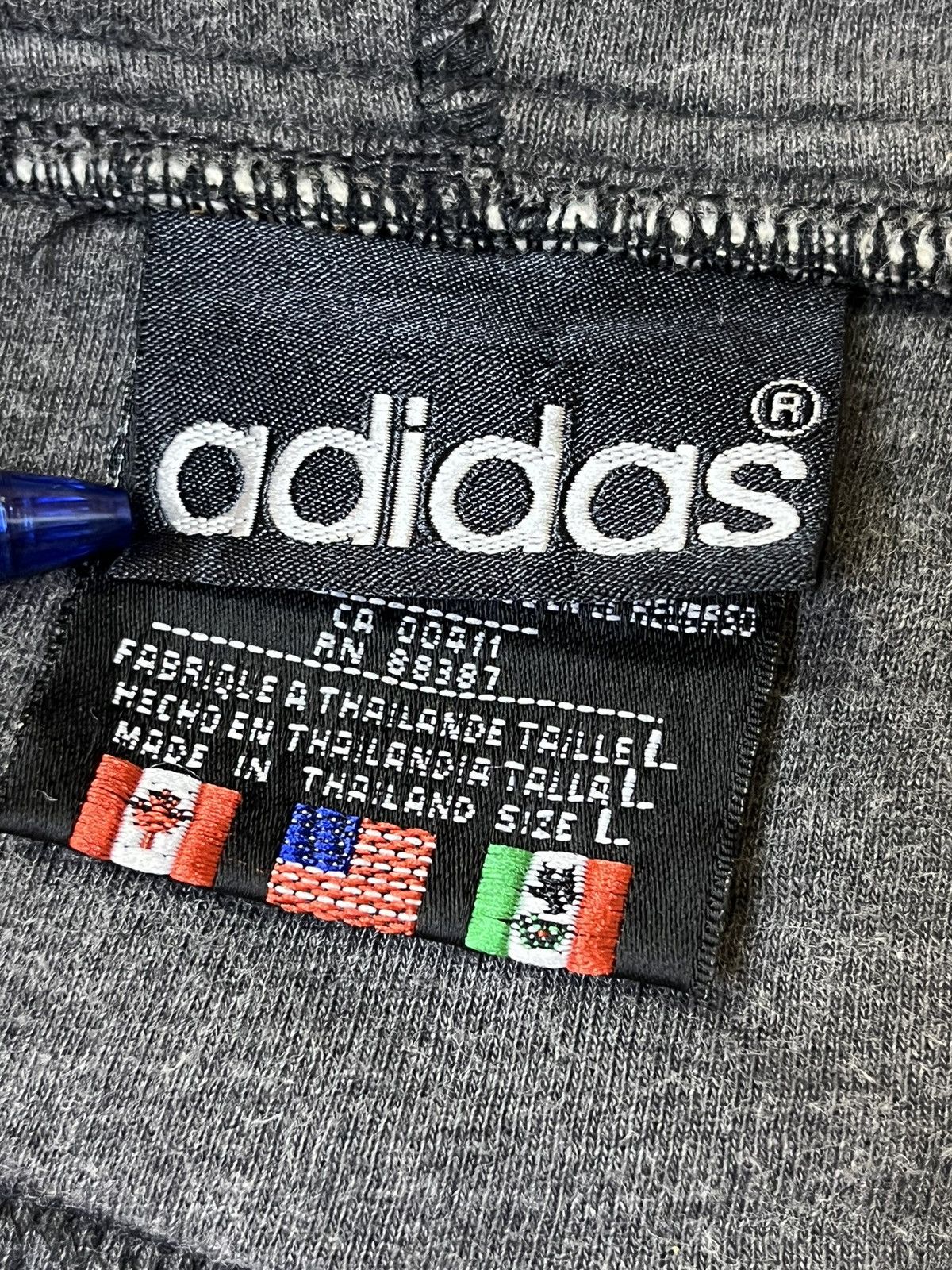 Adidas × RUN DMC VINTAGE 90s ADIDAS SHELL TOE RUN DMC DISTRESSED HOODIES Size US L / EU 52-54 / 3 - 15 Thumbnail