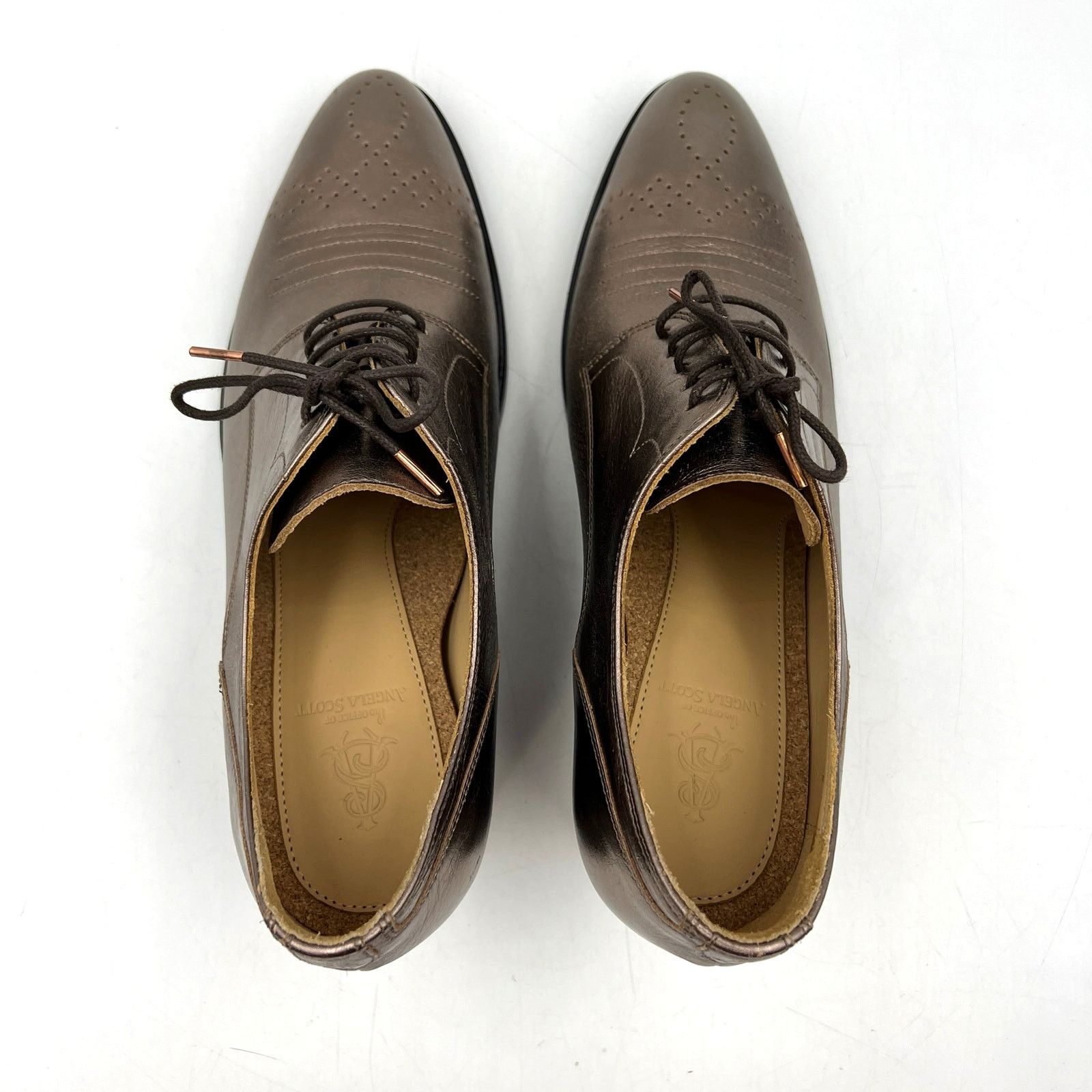 Other The Office of Angela Scott Miss Button Heeled Oxfords Size US 12 / IT 42 - 9 Thumbnail