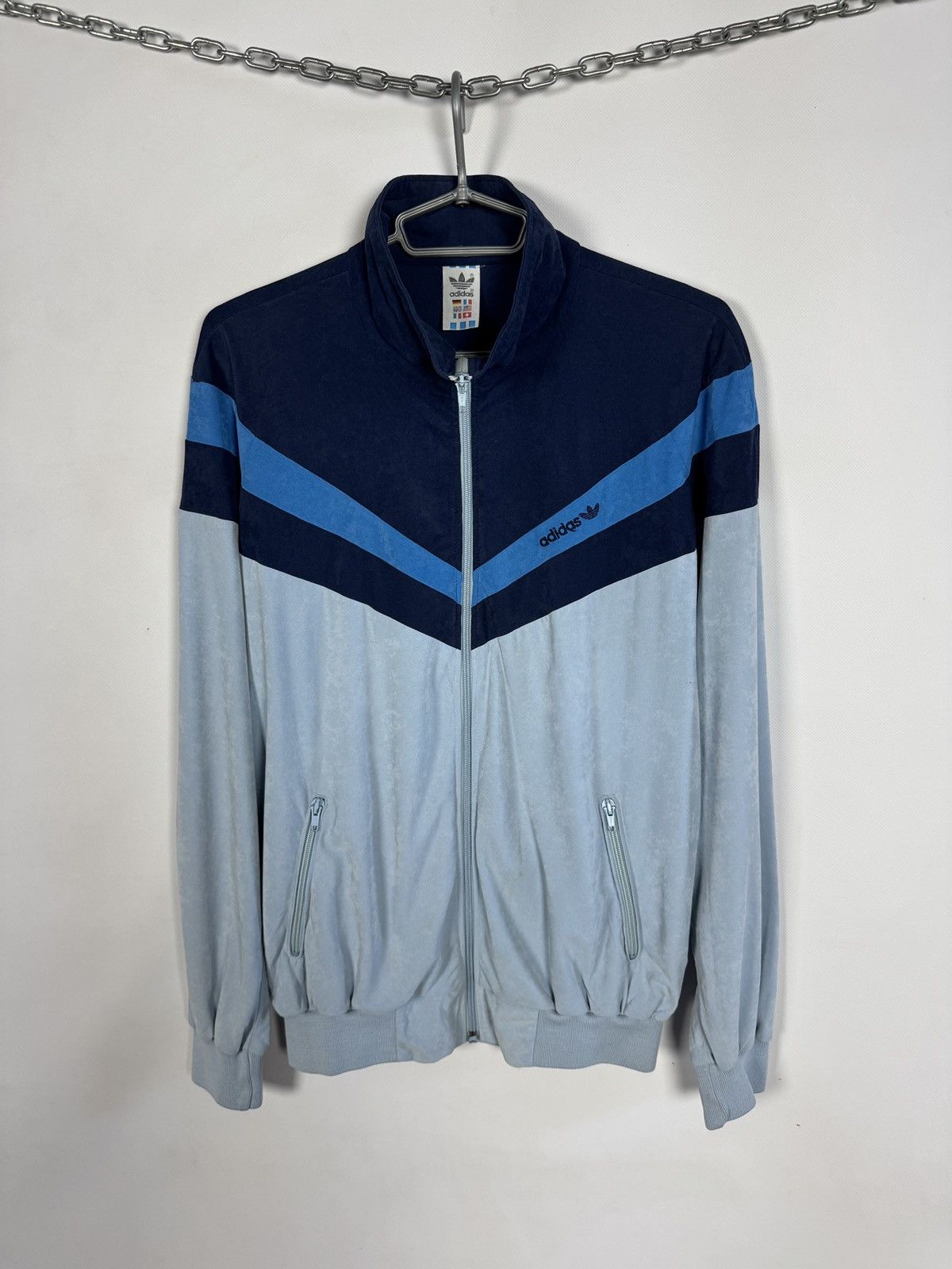 Adidas Men’s Adidas Vintage Zip Up Track Jacket 90s Retro Size L Size US L / EU 52-54 / 3 - 1 Thumbnail