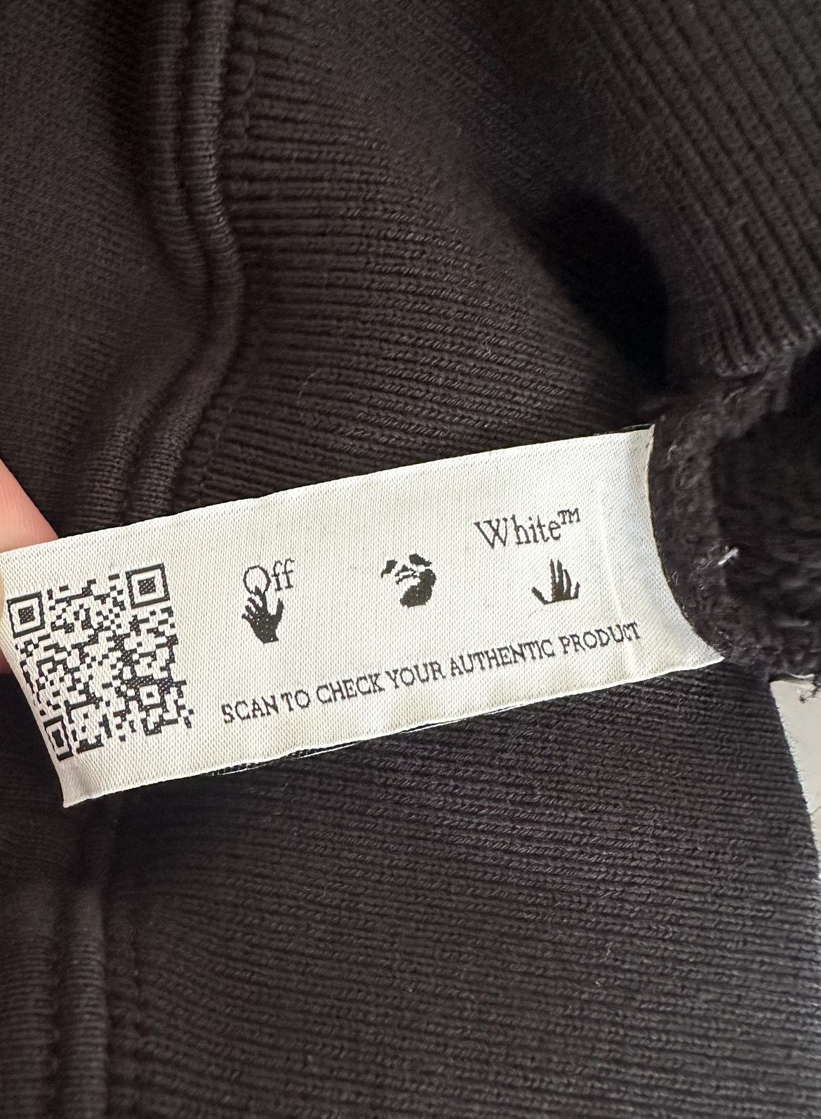 Off-White Off White Diagonal Tab Crew-Neck Sweatshirt - US Mens Small Size US S / EU 44-46 / 1 - 8 Thumbnail