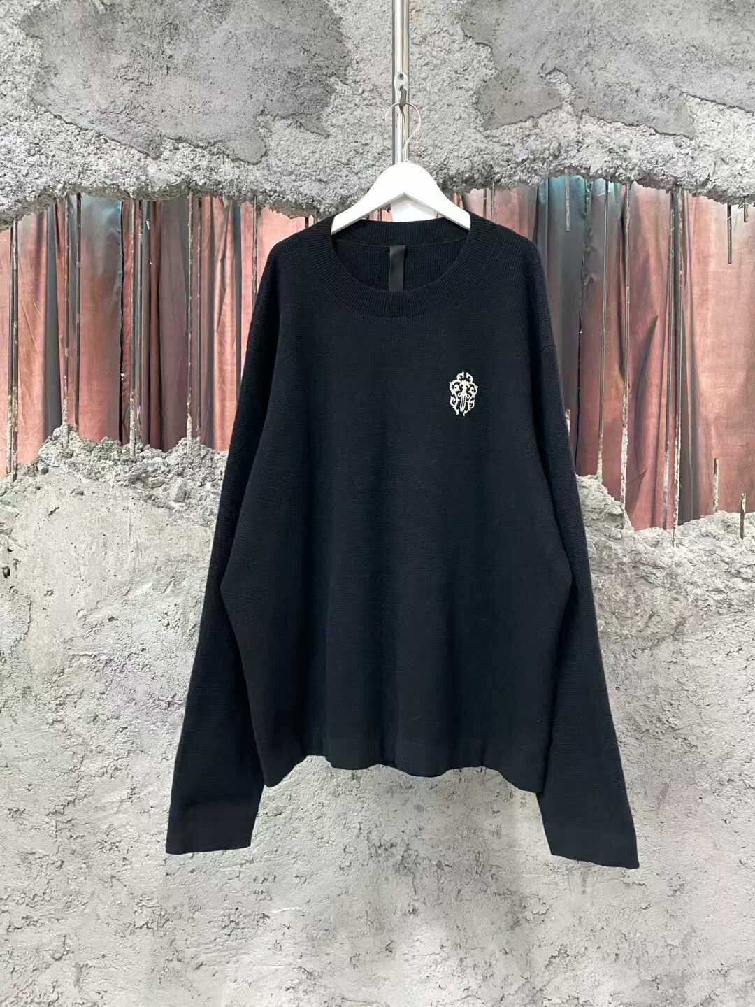 Chrome Hearts black cashmere sword sweater by chrome hearts Size US XL / EU 56 / 4 - 1 Thumbnail