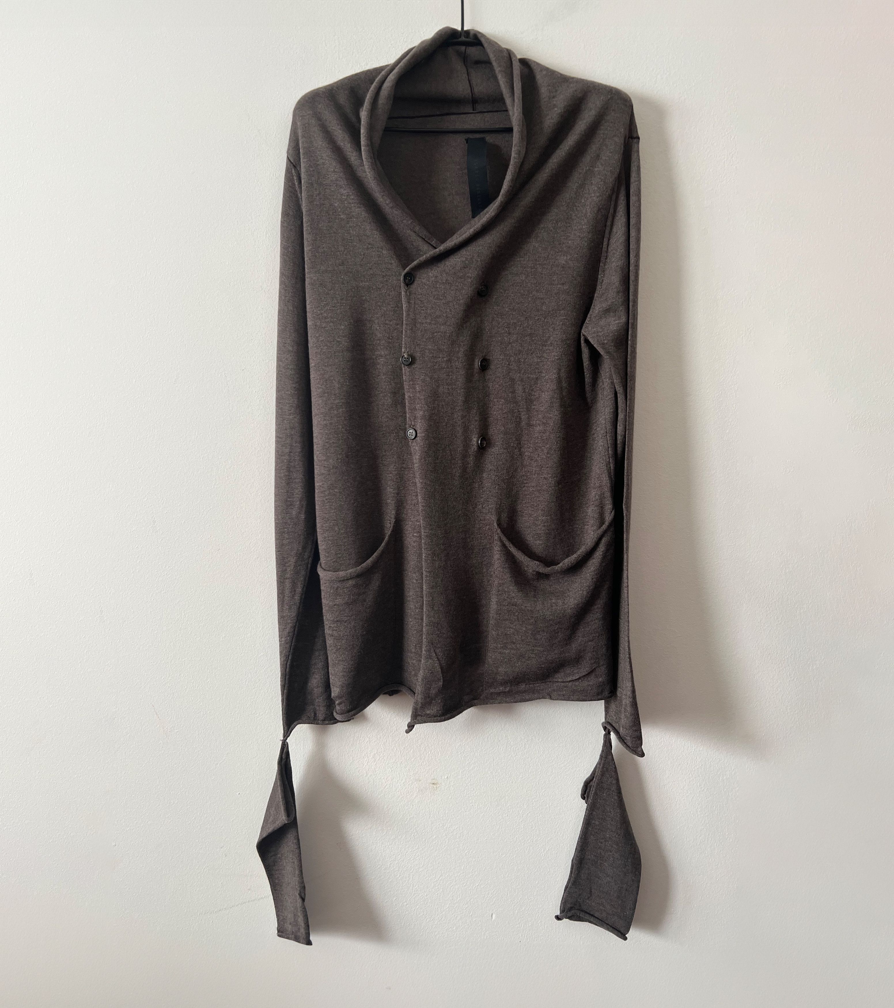 Isabel Benenato Double Breast Cardigan Gloves Size US L / EU 52-54 / 3 - 3 Thumbnail