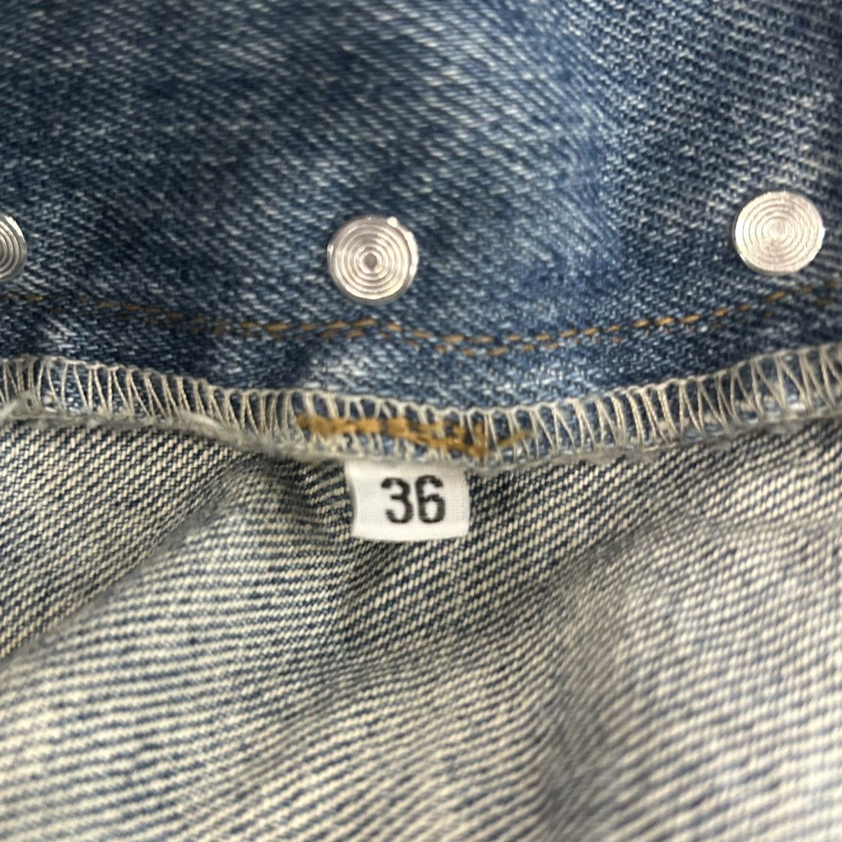 Other UNDS ONLINE Light Wash Denim Doubleknees Size US 36 / EU 52 - 3 Thumbnail