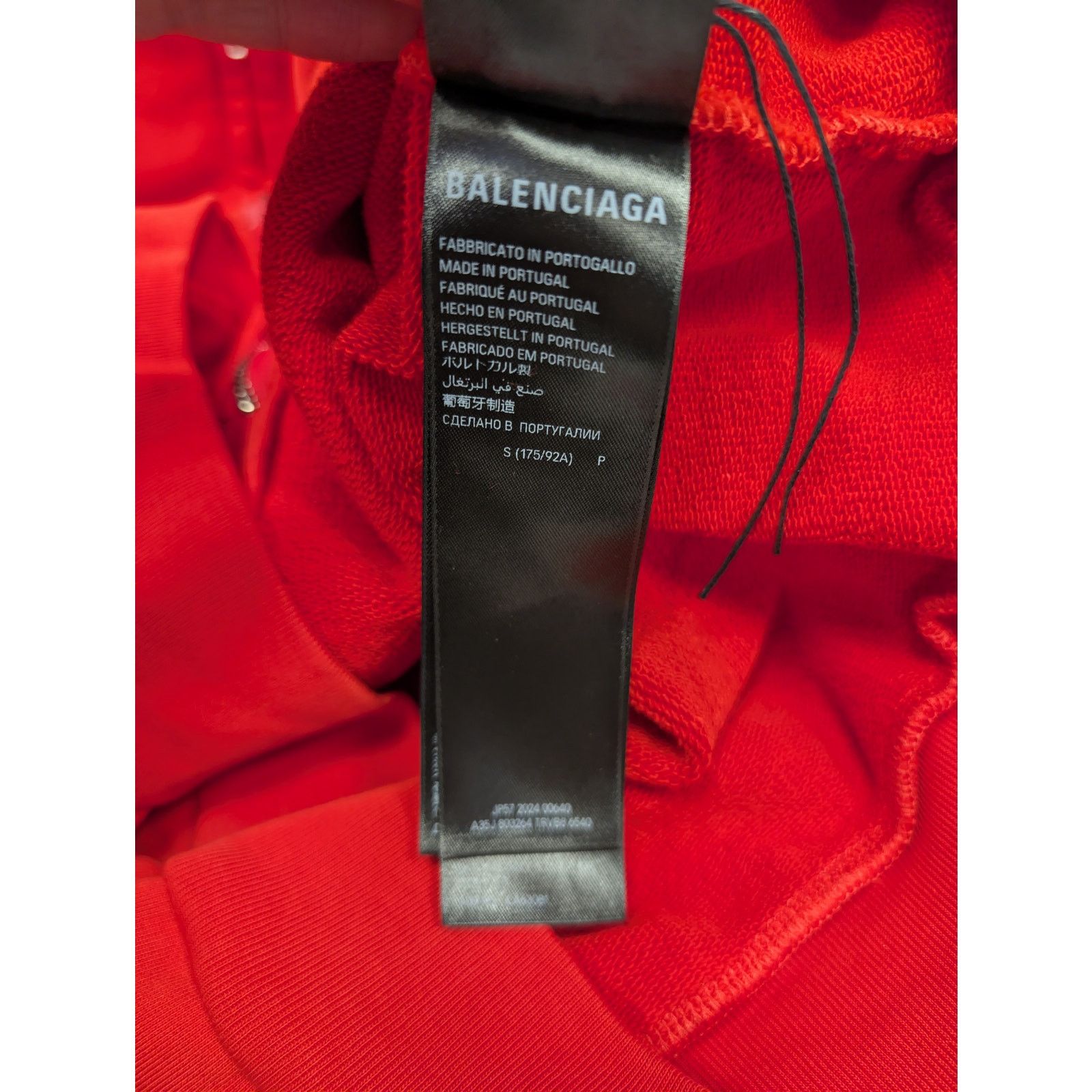 Balenciaga × Under Armour o1rshd1 Zip up Hoodie in Red Size US S / EU 44-46 / 1 - 18 Thumbnail