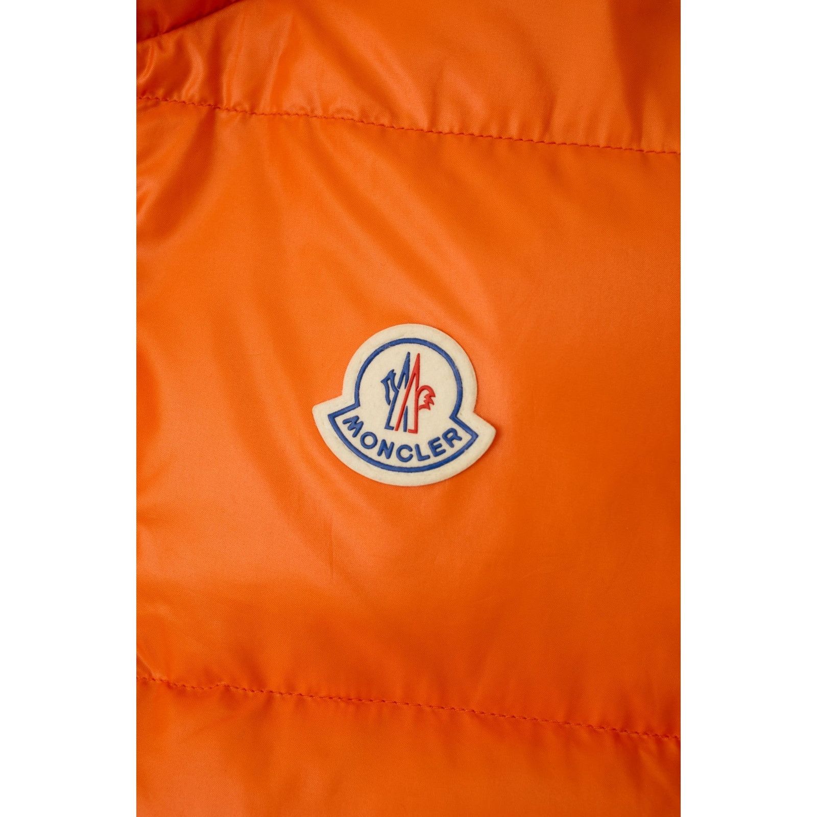 Moncler Orange Removable Sleeves Down Jacket Size US L / EU 52-54 / 3 - 7 Thumbnail