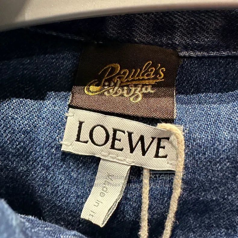 Loewe Loewe 25SS Collar Logo Denim Shirt Size XS / US 0-2 / IT 36-38 - 3 Thumbnail