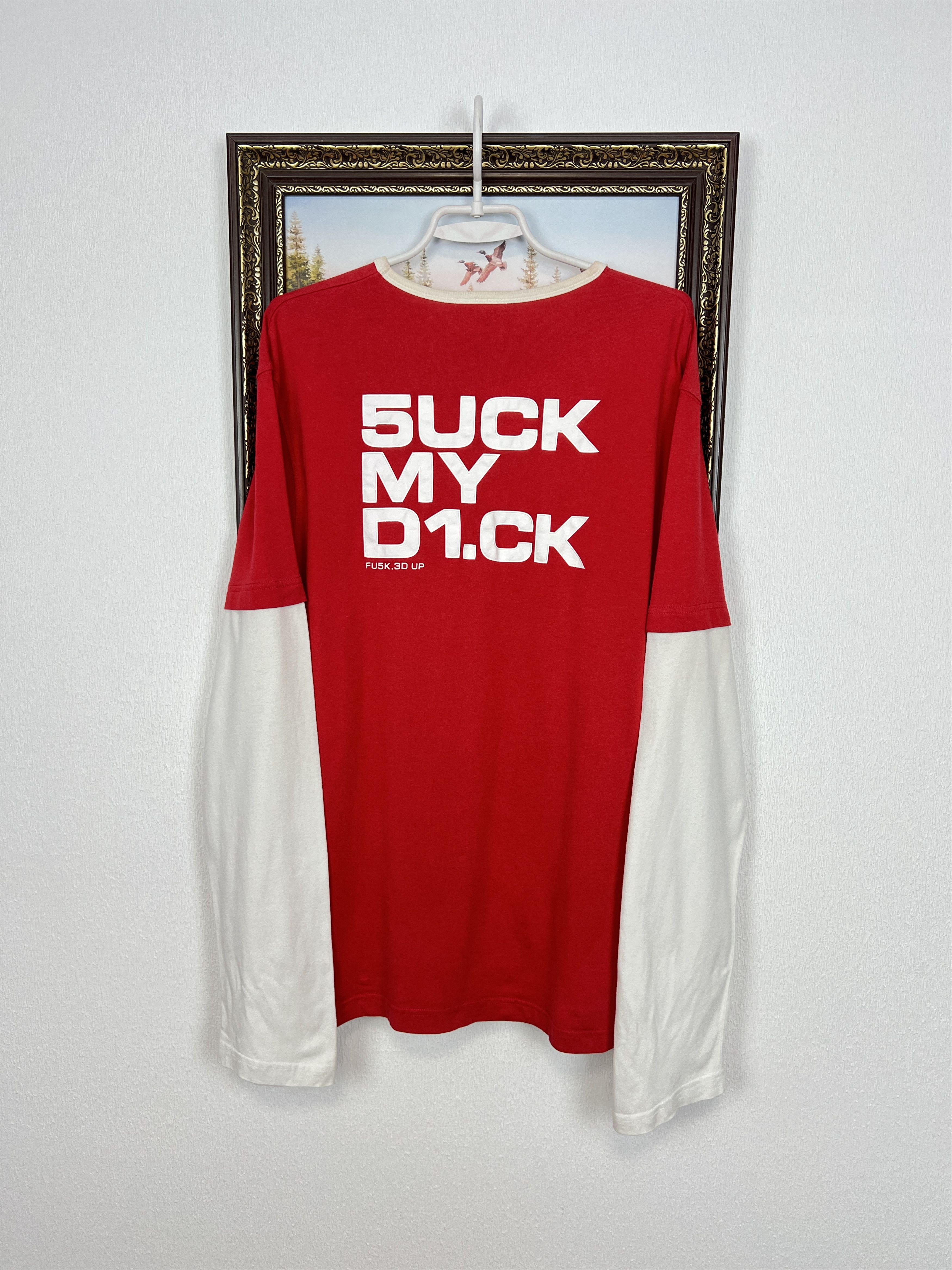 Vintage Vintage Fishbone 5uck My D1ck Tee Shirt Spell Out Size US L / EU 52-54 / 3 - 11 Thumbnail