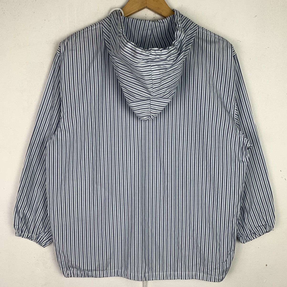 Japanese Brand Striped Full zipper Jacket with Hood Size US M / EU 48-50 / 2 - 11 Thumbnail