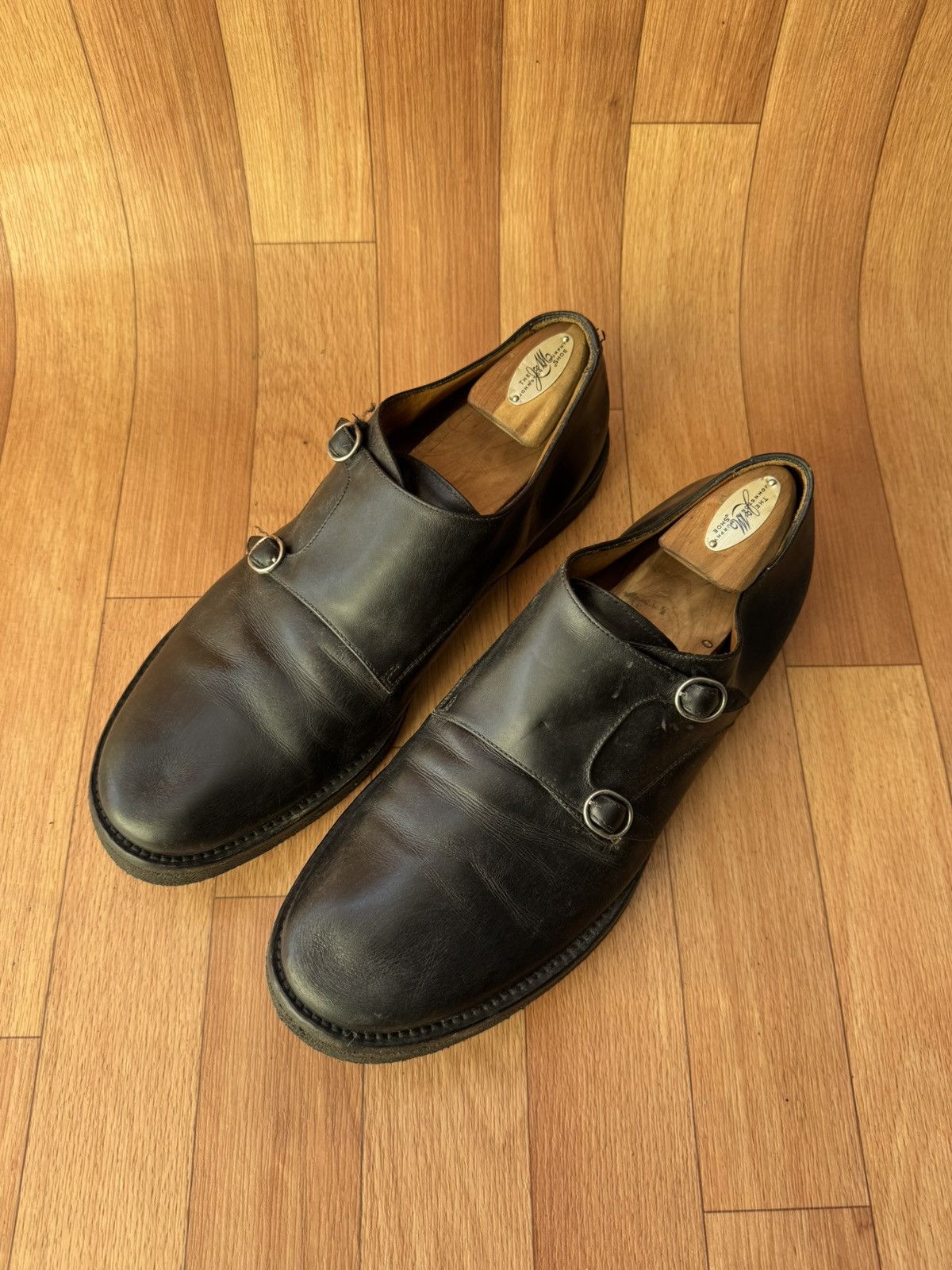 Yves Saint Laurent 🕷️💥 Saint laurent double monk creepsole loafers Size US 11 / EU 44 - 4 Thumbnail