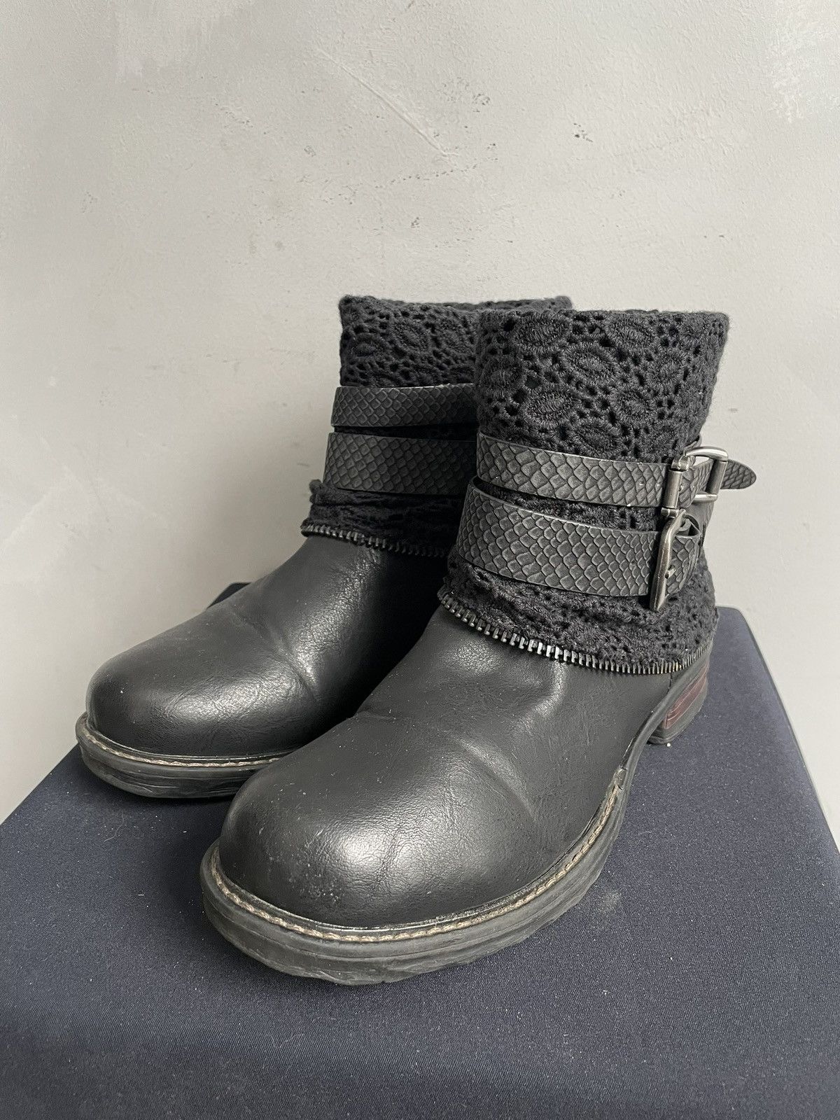 A.S.98 Ankle gothic avant garde boots A.S. 98 boots rick owens Size US 7 / EU 40 - 6 Thumbnail