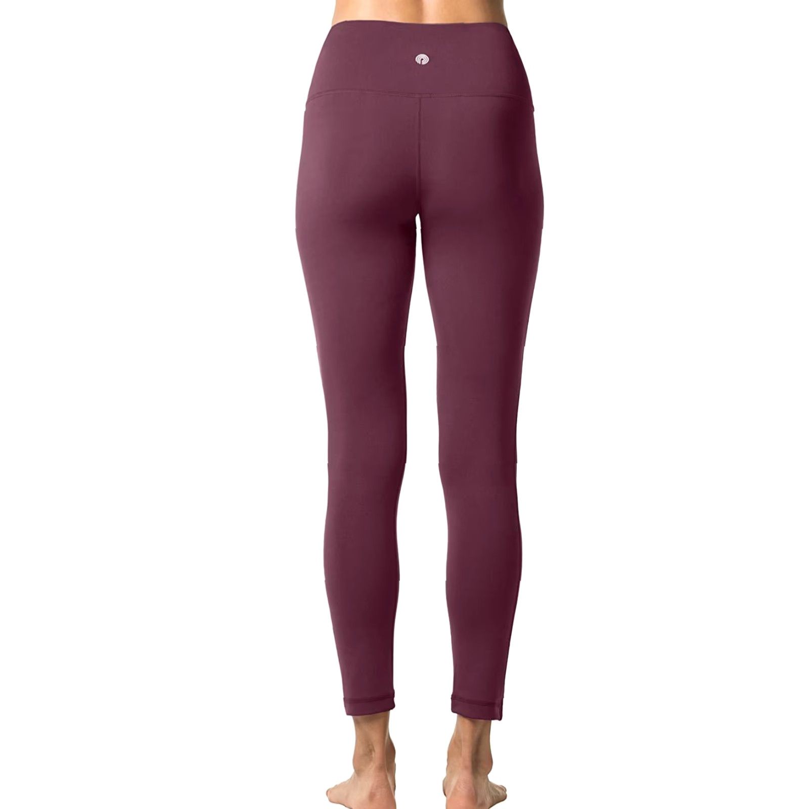 Vintage Lapasa Women Leggings Small Burgundy Yoga Pants High Waist Tummy Control Workout Plus Size Ru Size 28" / US 6 / IT 42 - 3 Thumbnail