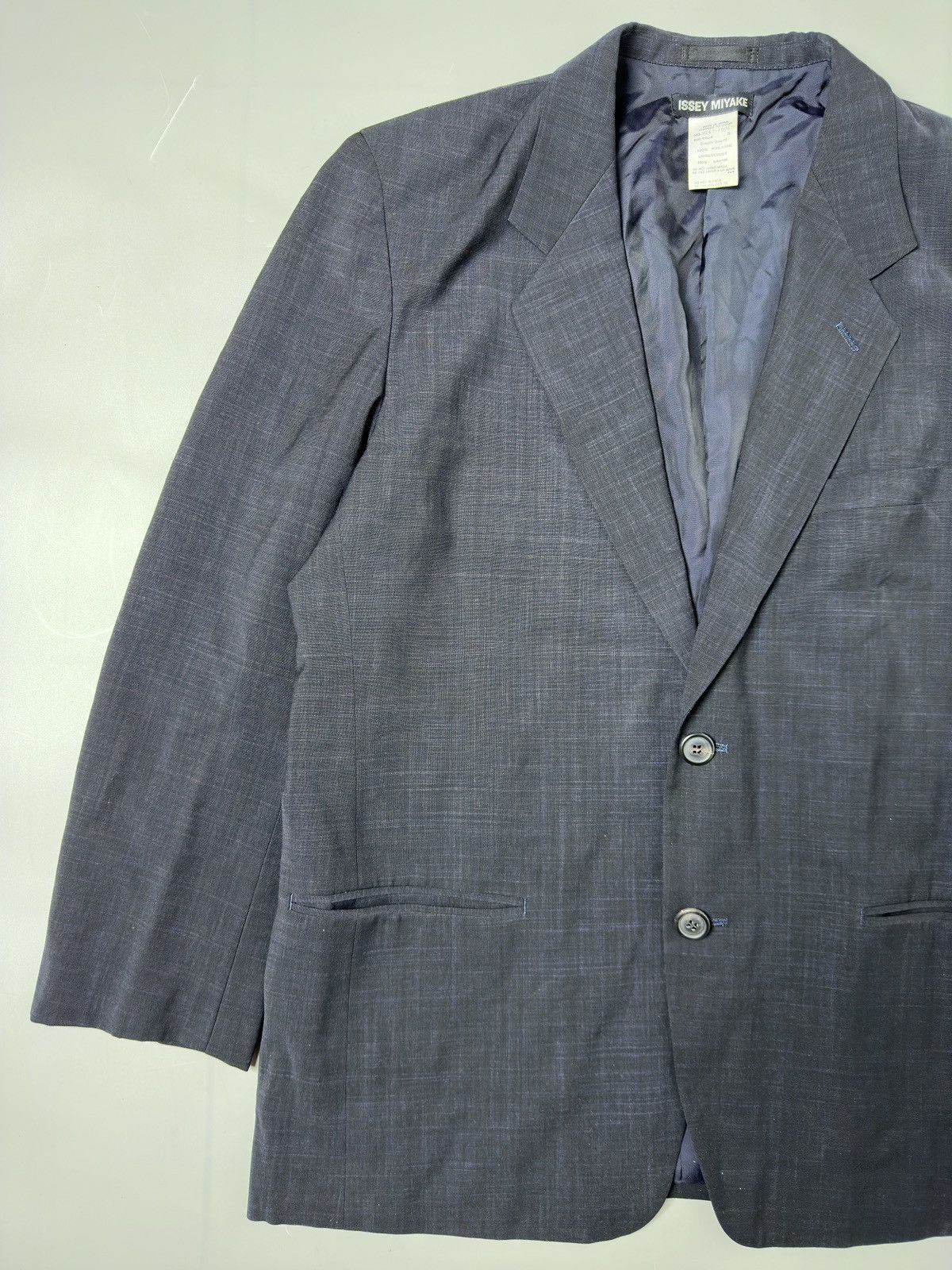 Issey Miyake × Vintage FALL’01 — ISSEY MIYAKE MAINLINE BLAZER Size 40S - 4 Thumbnail