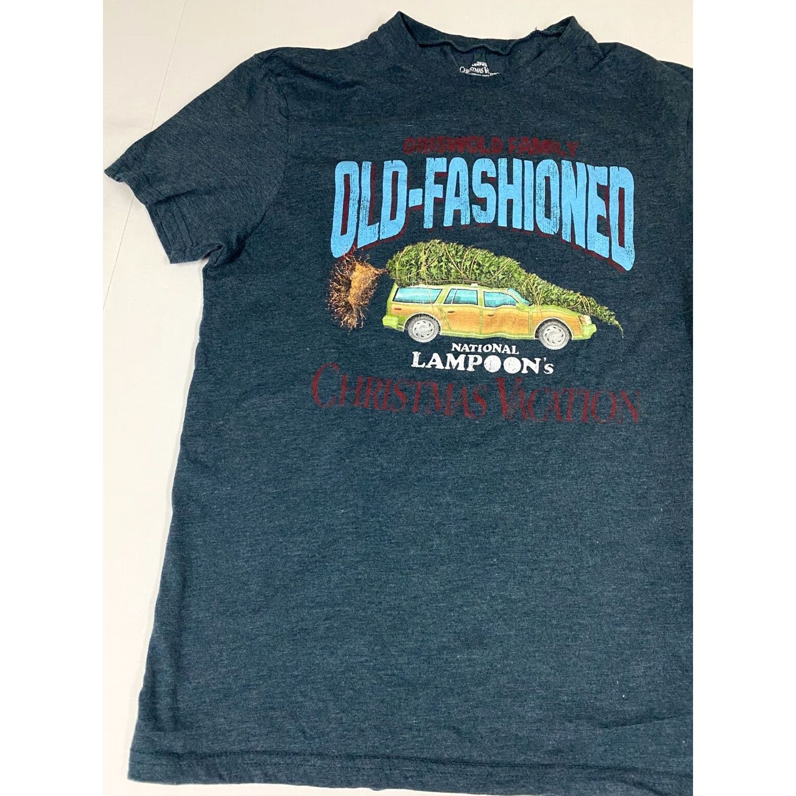 Vintage National Lampoon Mens T Shirt M blue Griswold Family movie Shirt Regular Crew Neck Short Sleeve Cotton Spandex Size US M / EU 48-50 / 2 - 3 Thumbnail