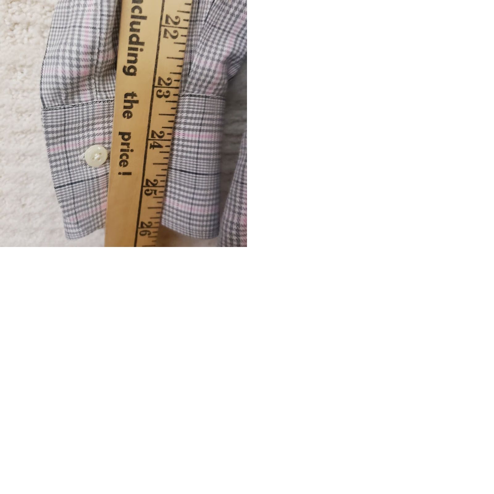 Peter Millar Peter Millar Button Up Men XL White/Blue/Pink Long Sleeve Plaid Pocket Stretch Shirt Size US XL / EU 56 / 4 - 10 Thumbnail