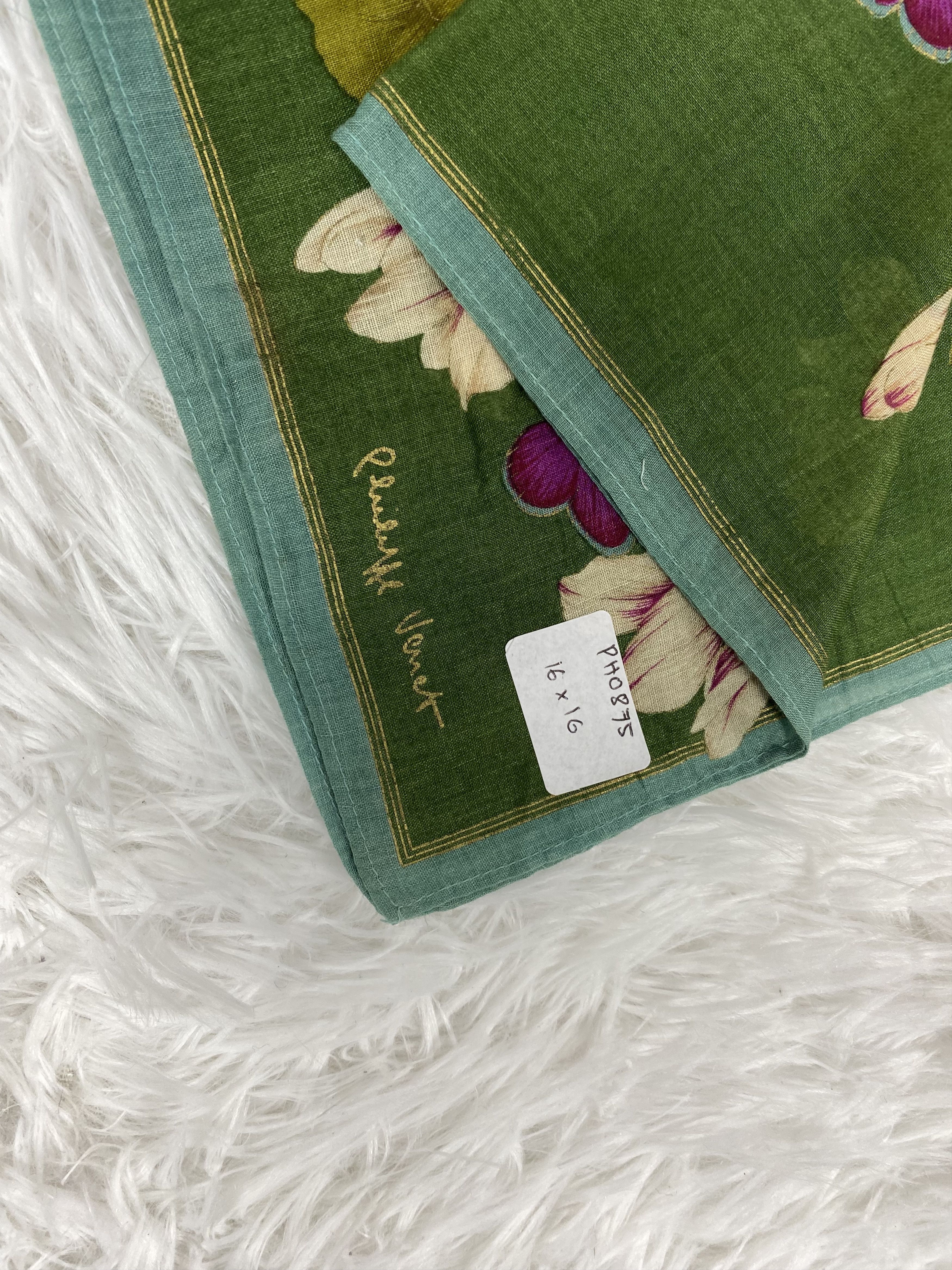 Designer × Vintage Vintage Rudolf Venet Handkerchief Neckerchief PH0875 Size ONE SIZE - 2 Thumbnail