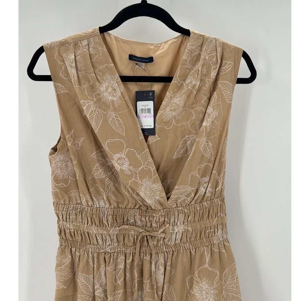 Tommy Hilfiger Tommy Hilfiger Petal Burnout Fit and Flare Dress lightweight Size M / US 6-8 / IT 42-44 - 3 Thumbnail
