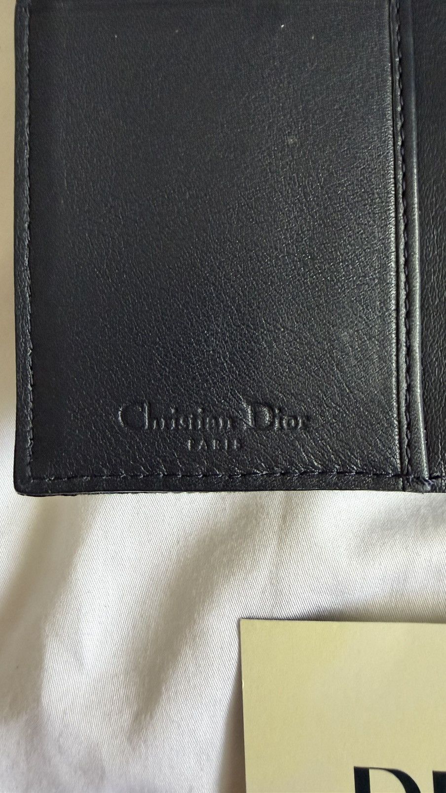 Dior Christian Dior Blue Denim Saddle Trifold Wallet Size ONE SIZE - 9 Thumbnail