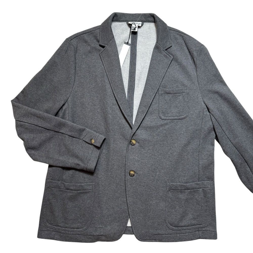 William Rast NWT New William Rast Ponte Knit Cotton Grey Blazer Size XXL Size 54R - 1 Thumbnail