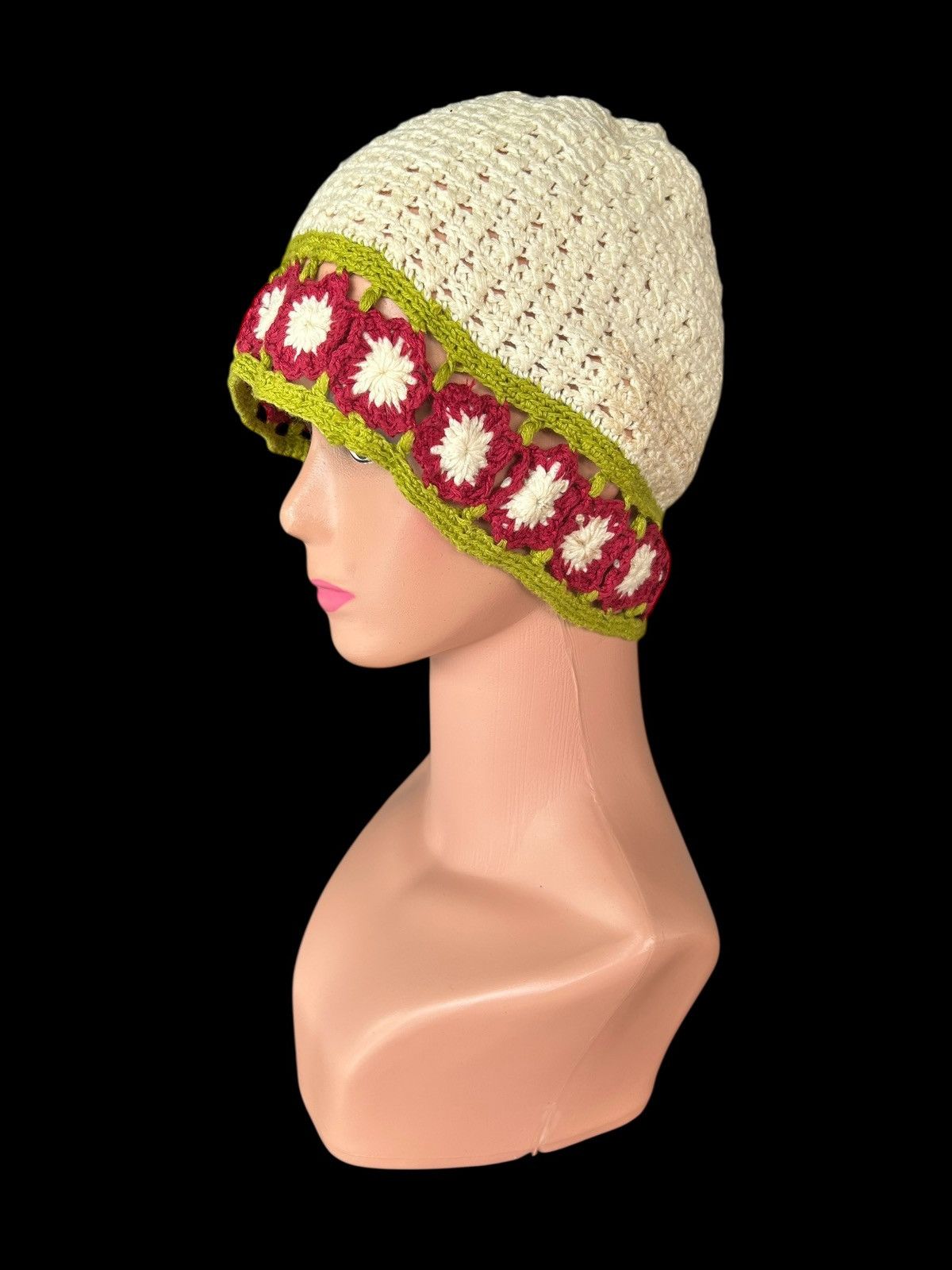 Kapital Crochet Knitted Handmade Beanie Hats Size ONE SIZE - 4 Thumbnail