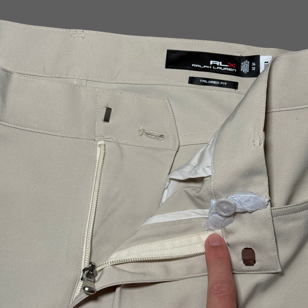 RLX Ralph Lauren RLX Ralph Lauren Tailored Fit Basic Sand Size 34x32 NWT Size US 34 / EU 50 - 4 Thumbnail