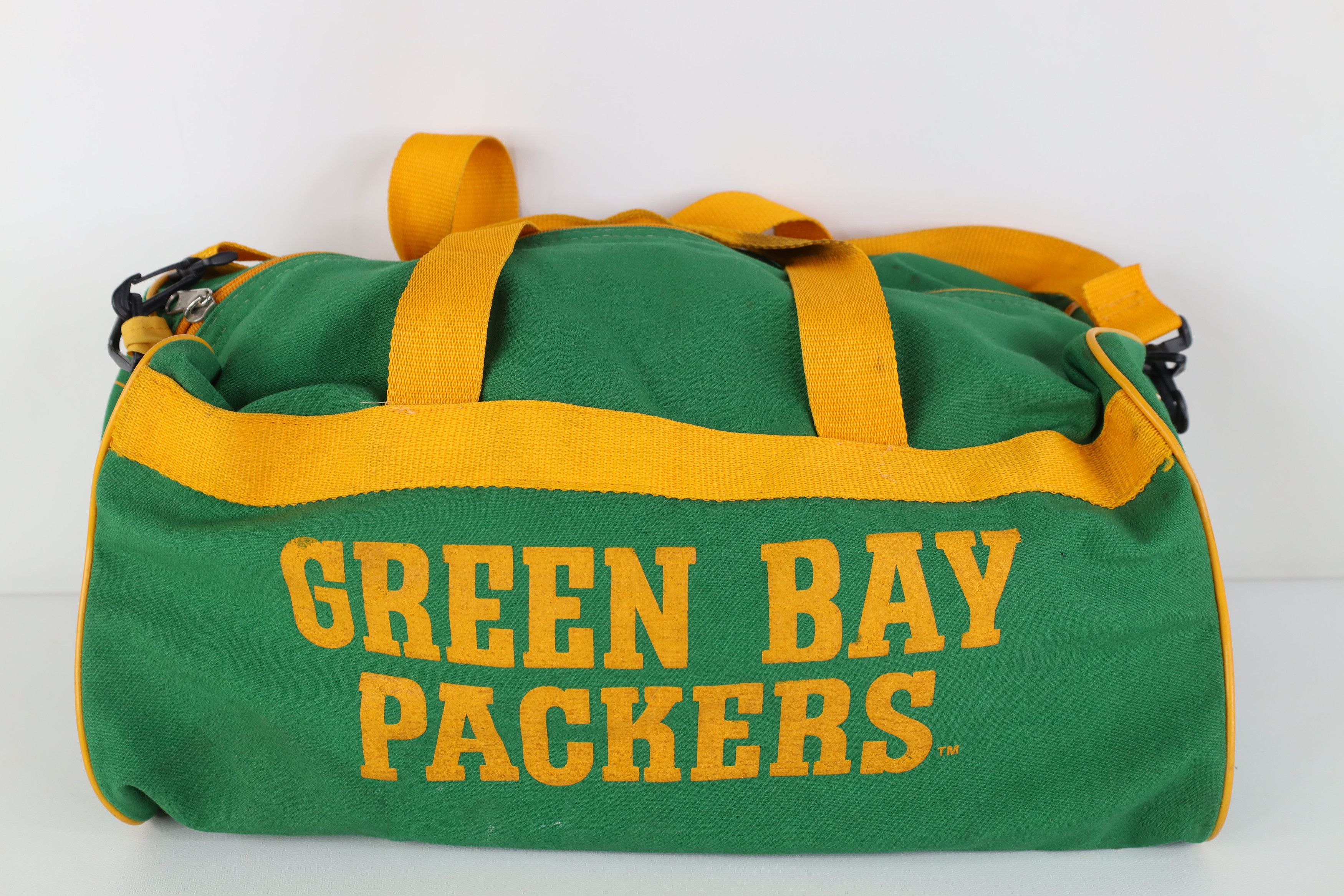 Vintage Vintage 60s 70s Green Bay Packers Football Duffel Bag Size ONE SIZE - 1 Thumbnail