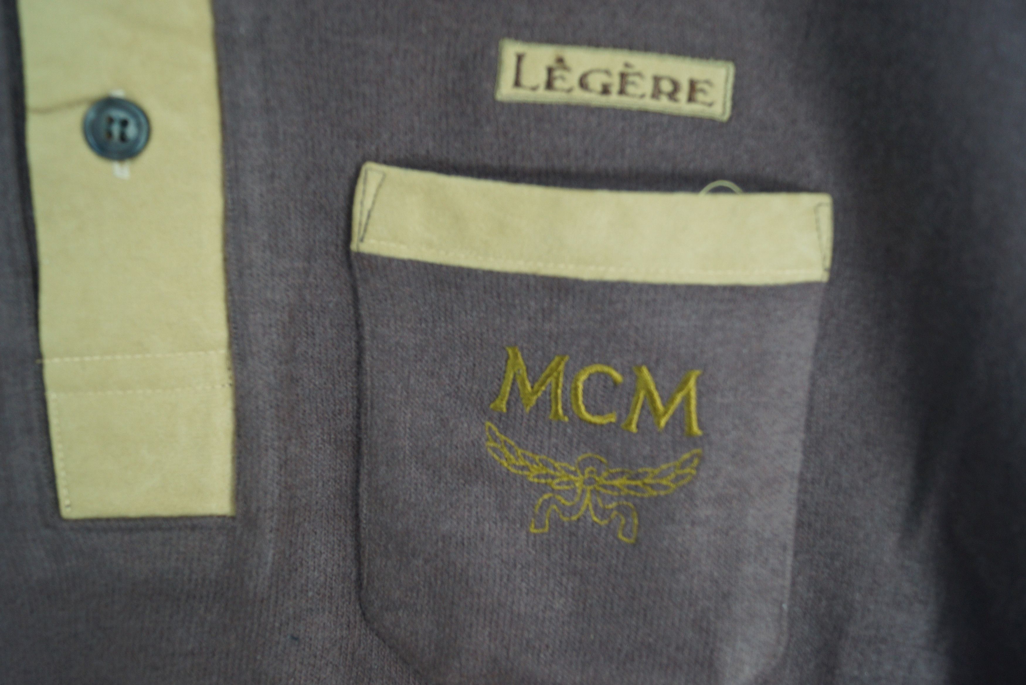 MCM Legere MCM Sweatshirt Half Button Up Nice Design Size US M / EU 48-50 / 2 - 2 Thumbnail