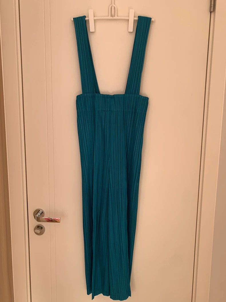 Issey Miyake Issey Miyake Turquoise blue overalls Size 25" / US 0 / IT 36 - 3 Thumbnail