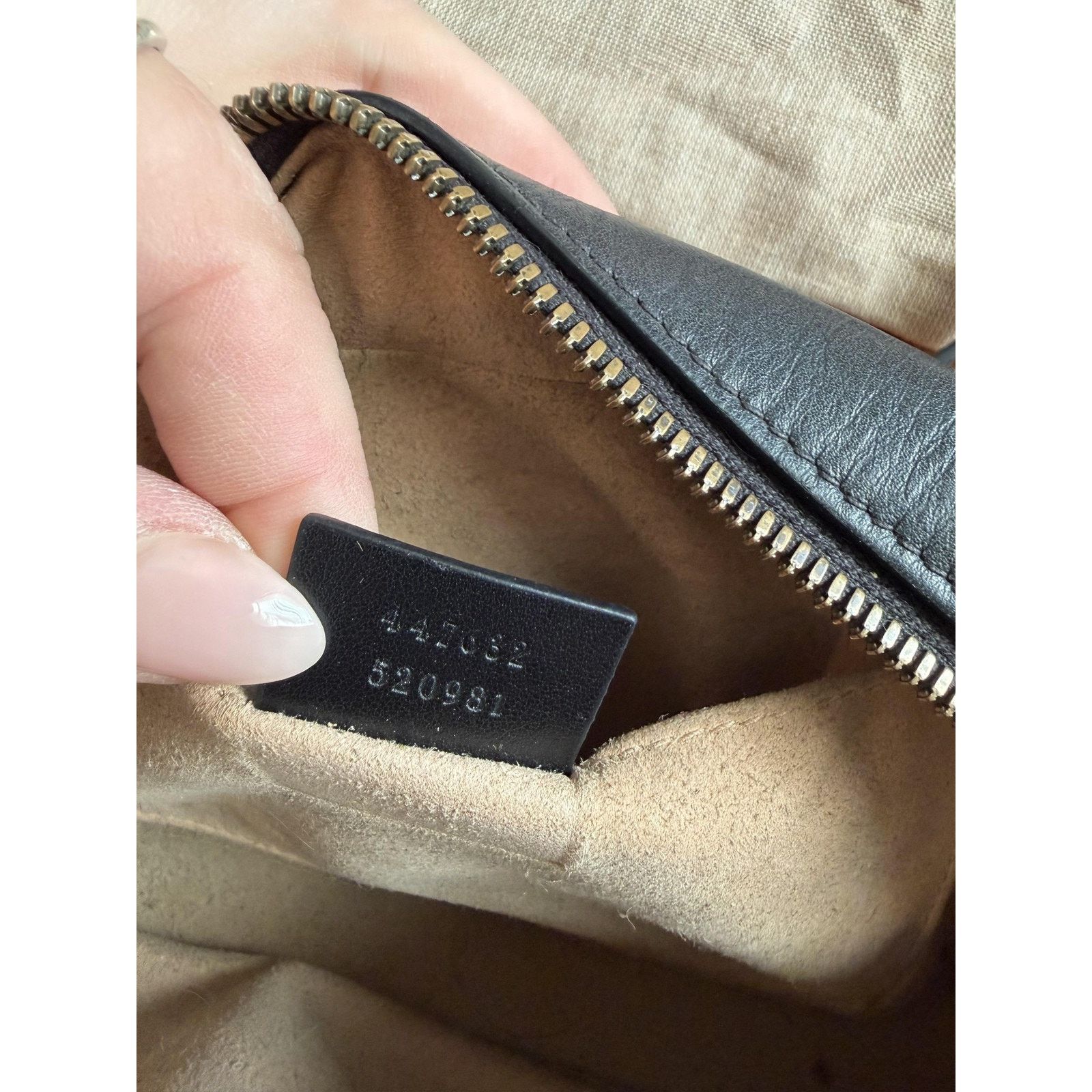 Gucci Gucci Crossbody Bag Small Black Leather GG Marmont Camera Size ONE SIZE - 14 Thumbnail