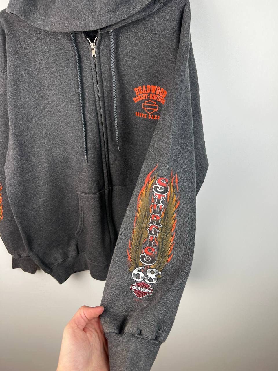 Harley Davidson × Vintage Harley Davidson motor cycles zip hoodie size M Size US M / EU 48-50 / 2 - 4 Thumbnail