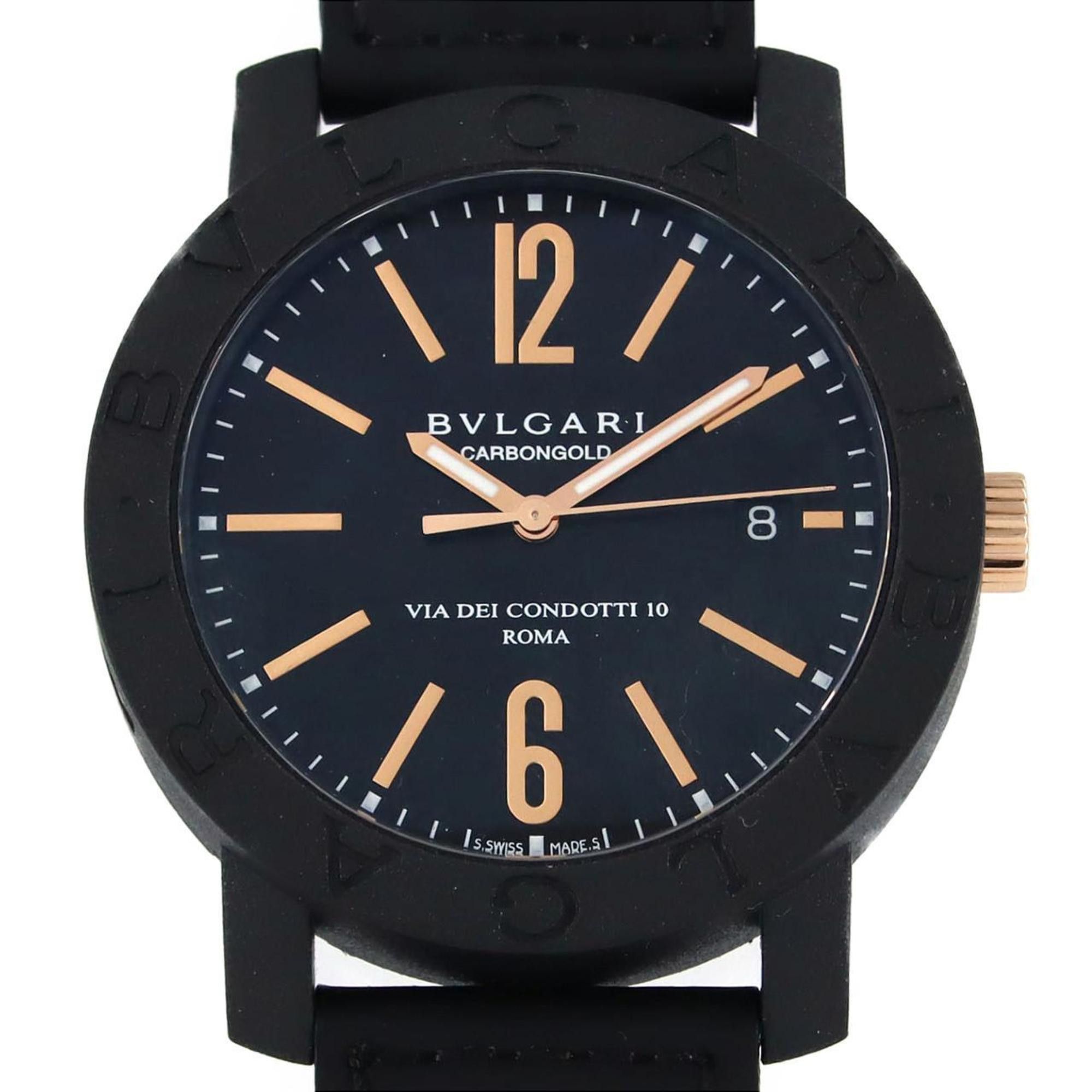 Bvlgari Bvlgari Carbon Gold BB40CL BBP40BCGLD N Watch Automatic Size ONE SIZE - 1 Thumbnail