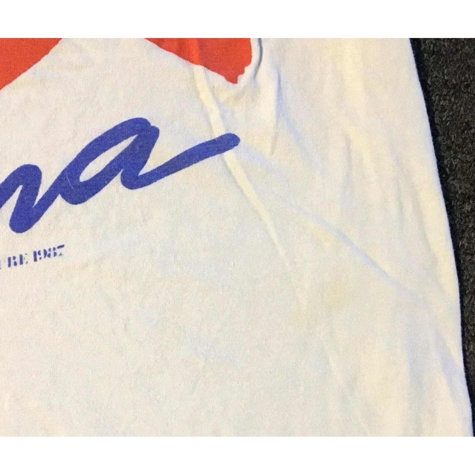 Vintage VINTAGE Laguna Abstract Fish Shirt M Mens White Graphic Tee 80s 90s Beach Surf Grunge Ocean Pacific USA Billabong Hang Ten Dogtown Quiksilver Ocean Size US M / EU 48-50 / 2 - 5 Thumbnail