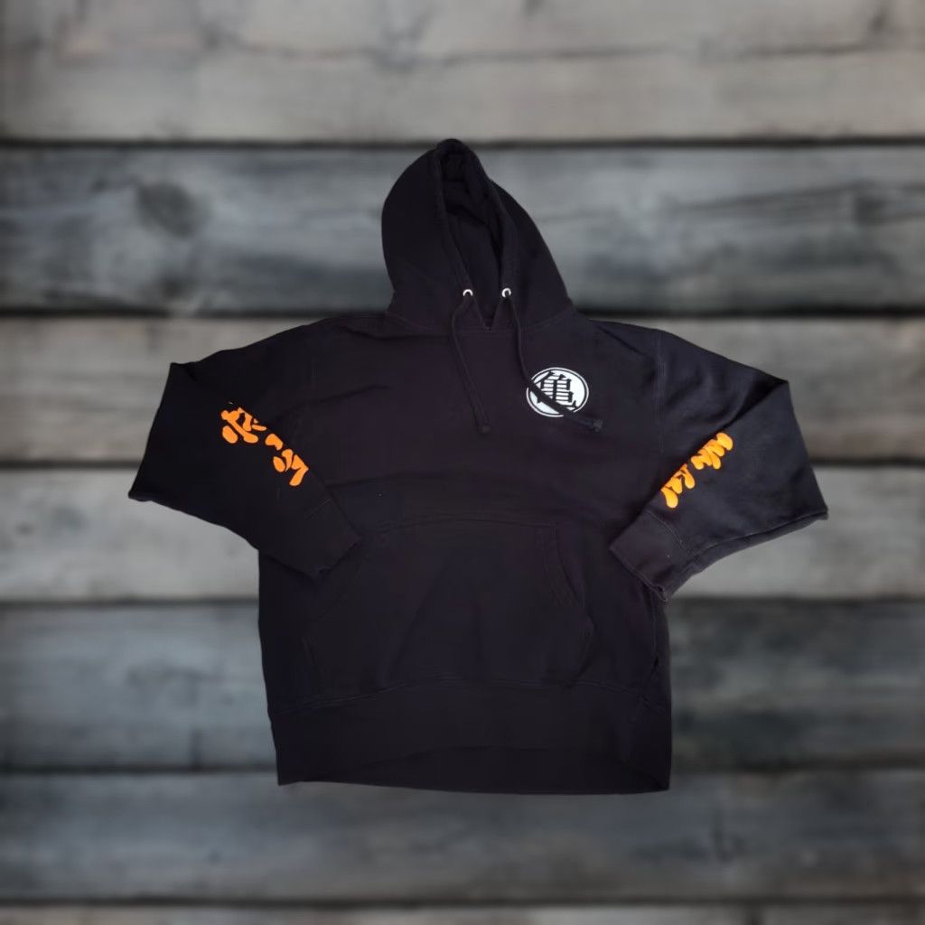 Vintage Dragon Ball Z DBZ Kame Symbol Large Goku Fighting Logo Anime Hoodie Size M Adult Size US M / EU 48-50 / 2 - 1 Thumbnail