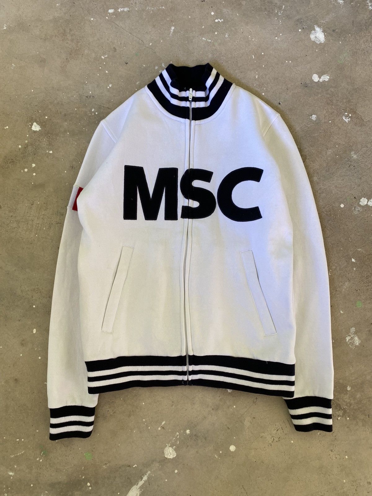 Vintage Vintage MSC Italia Logo Track Jacket Size US S / EU 44-46 / 1 - 1 Thumbnail