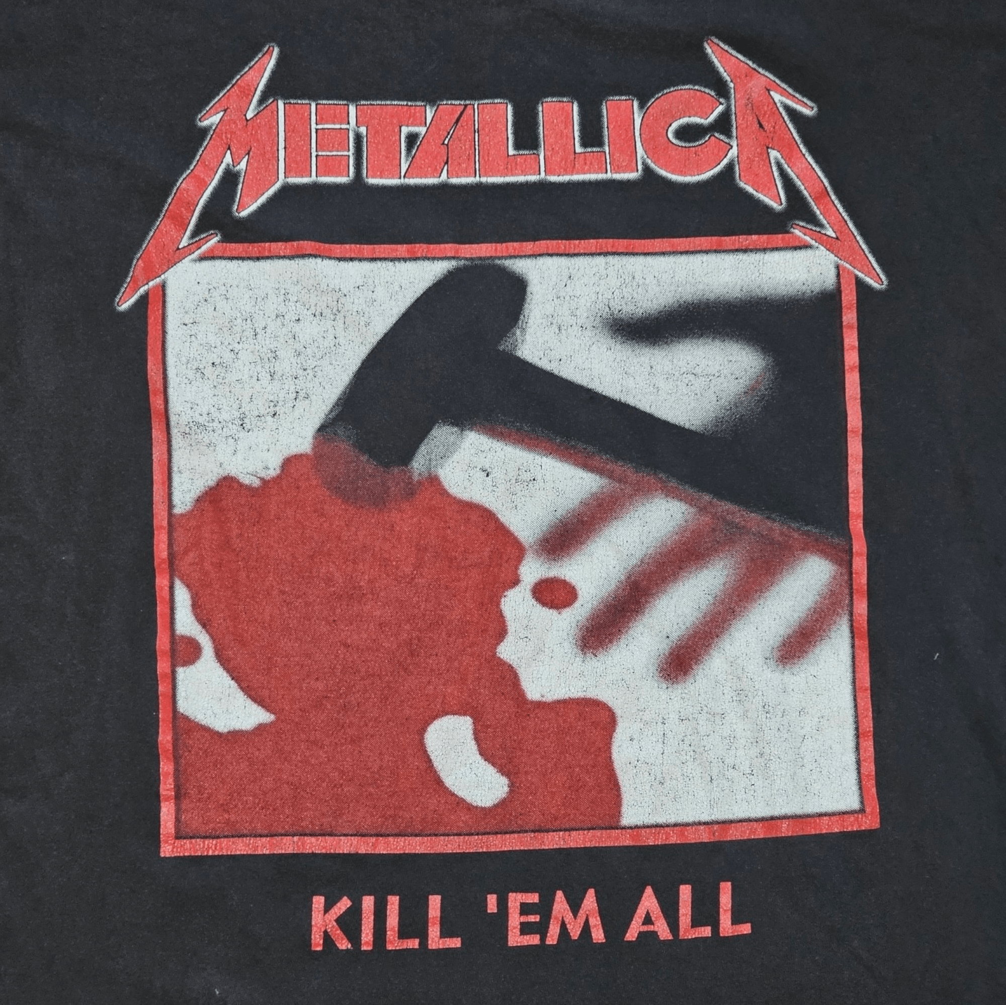 Metallica × Vintage Metallica KILL 'EM ALL Tee Size US L / EU 52-54 / 3 - 2 Thumbnail
