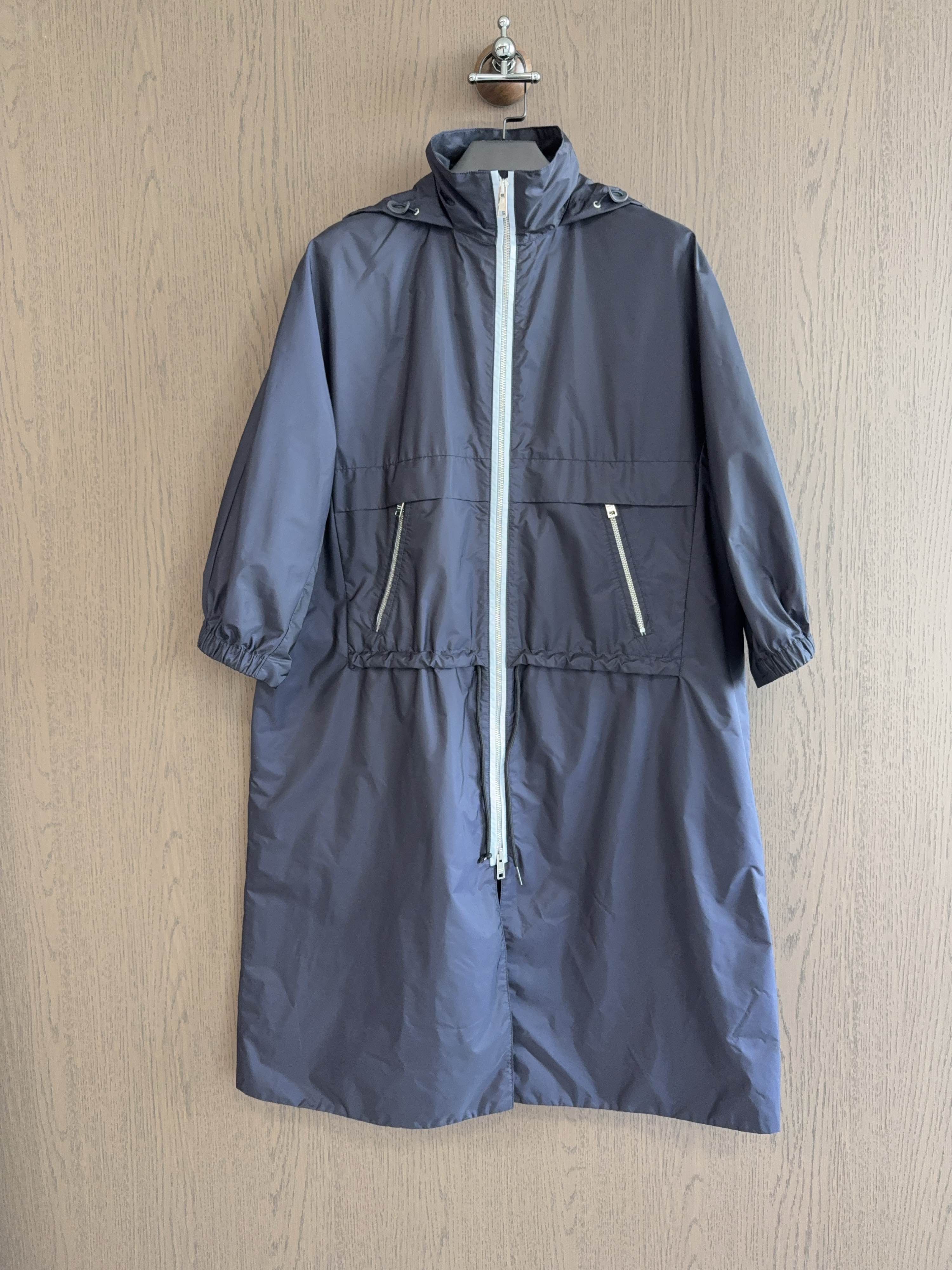 Prada Prada Hooded Zip Coat Size 38 Size XS / US 0-2 / IT 36-38 - 1 Thumbnail