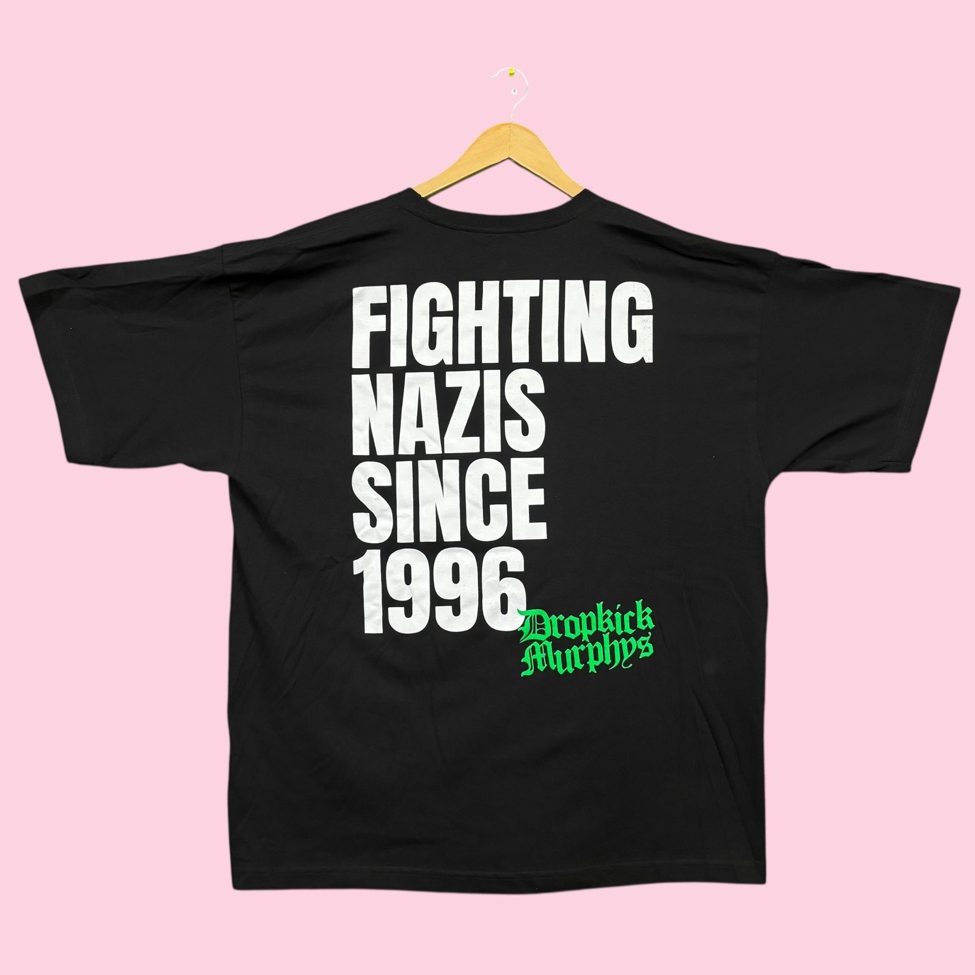 Band Tees Dropkick Murphys Fighting Nazis Since 1996 Punk Band Tee XXL Size US XXL / EU 58 / 5 - 2 Thumbnail