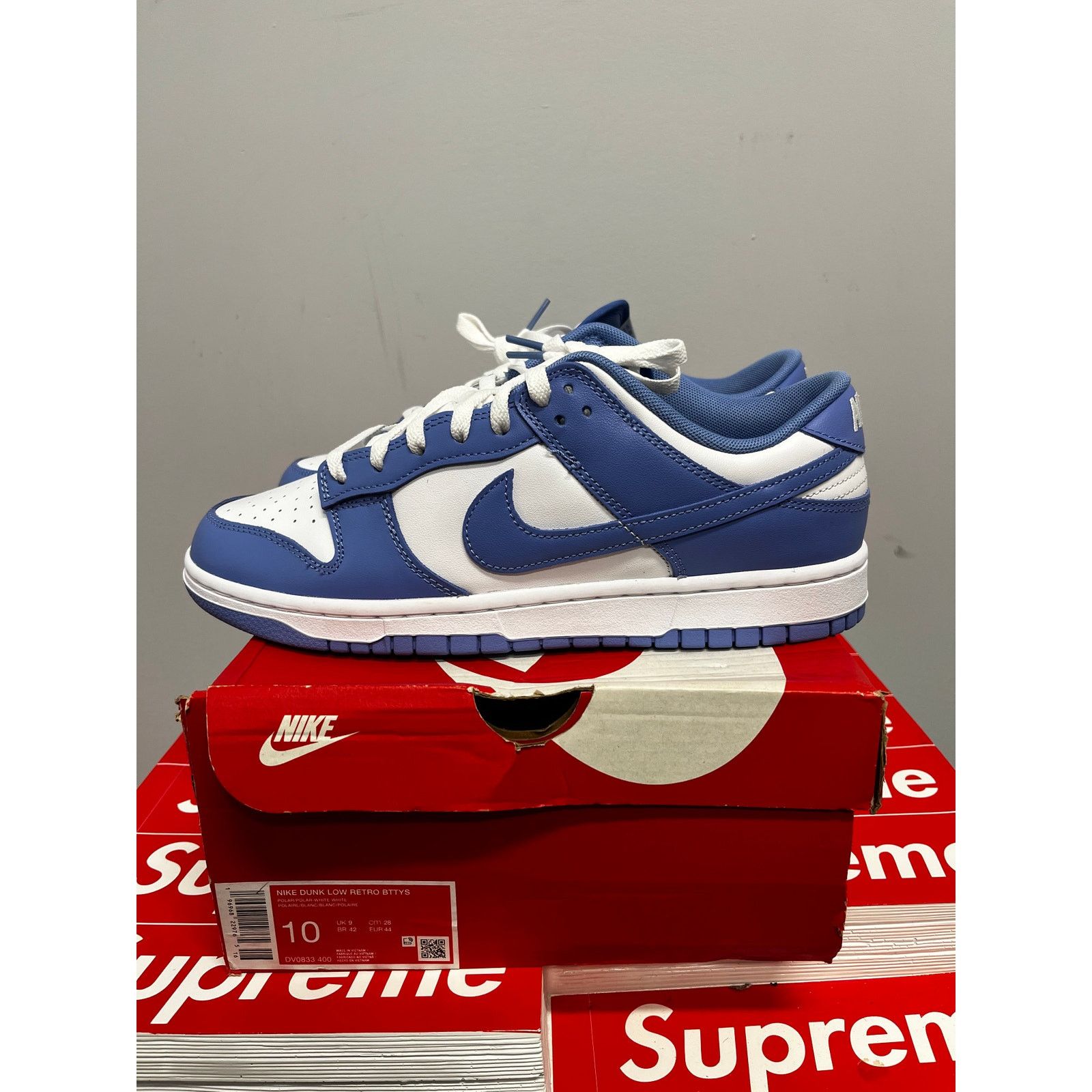 Nike Nike Dunk Low Polar Blue White Size 10 BRAND NEW SHIPS NOW Size US 10 / EU 43 - 3 Thumbnail