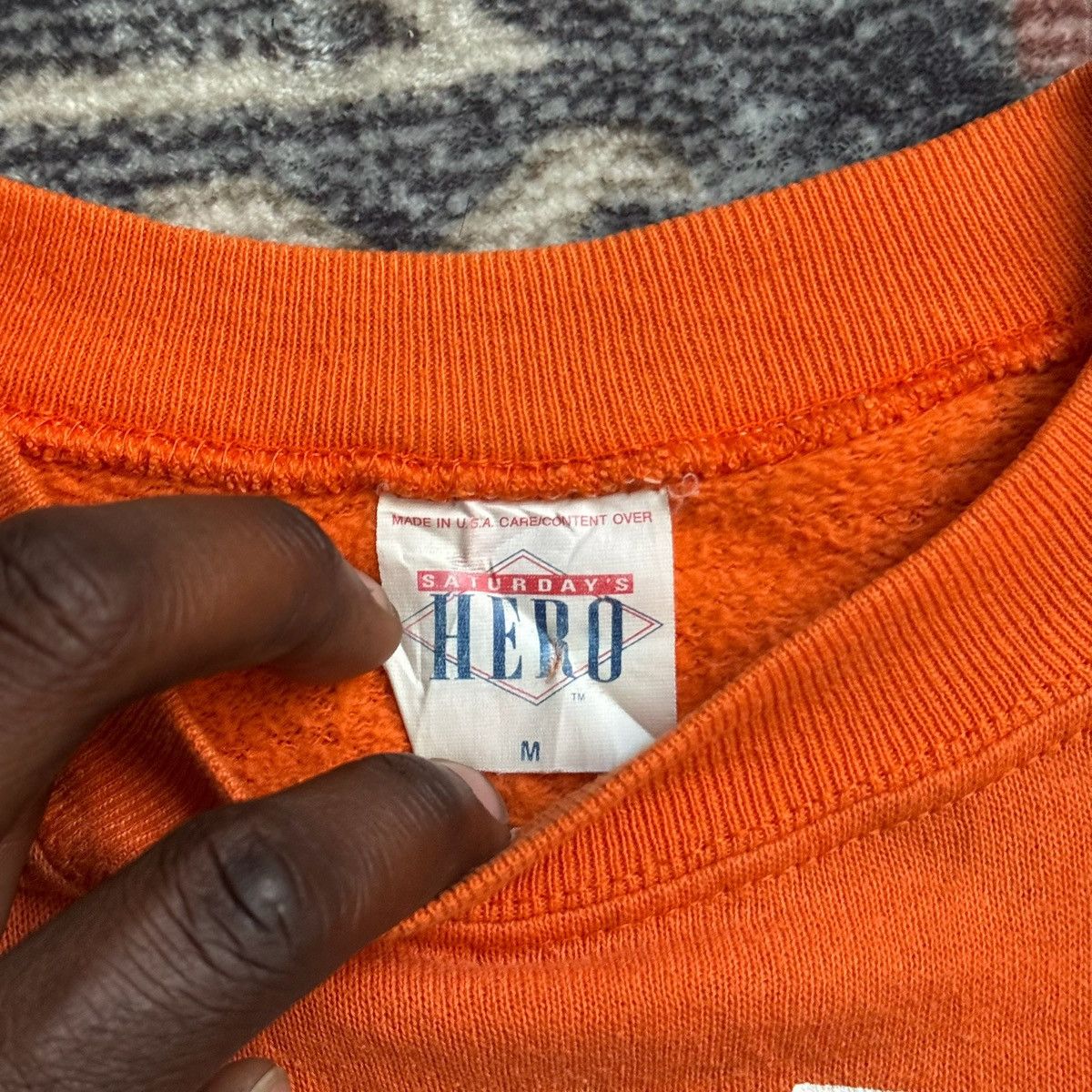 Vintage Vintage 80s Cleveland browns orange crewneck M Size US M / EU 48-50 / 2 - 4 Thumbnail