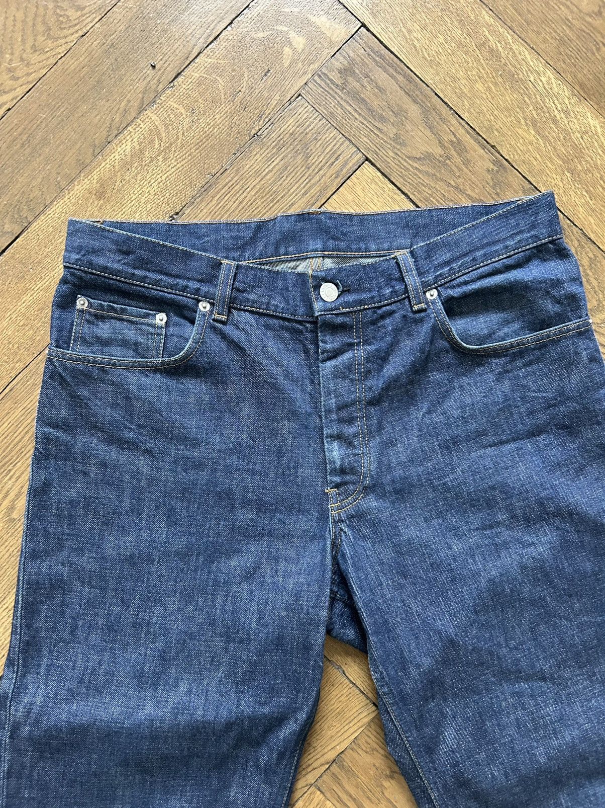 Helmut Lang Classic 5 Pocket Raw Denim Size US 34 / EU 50 - 2 Thumbnail
