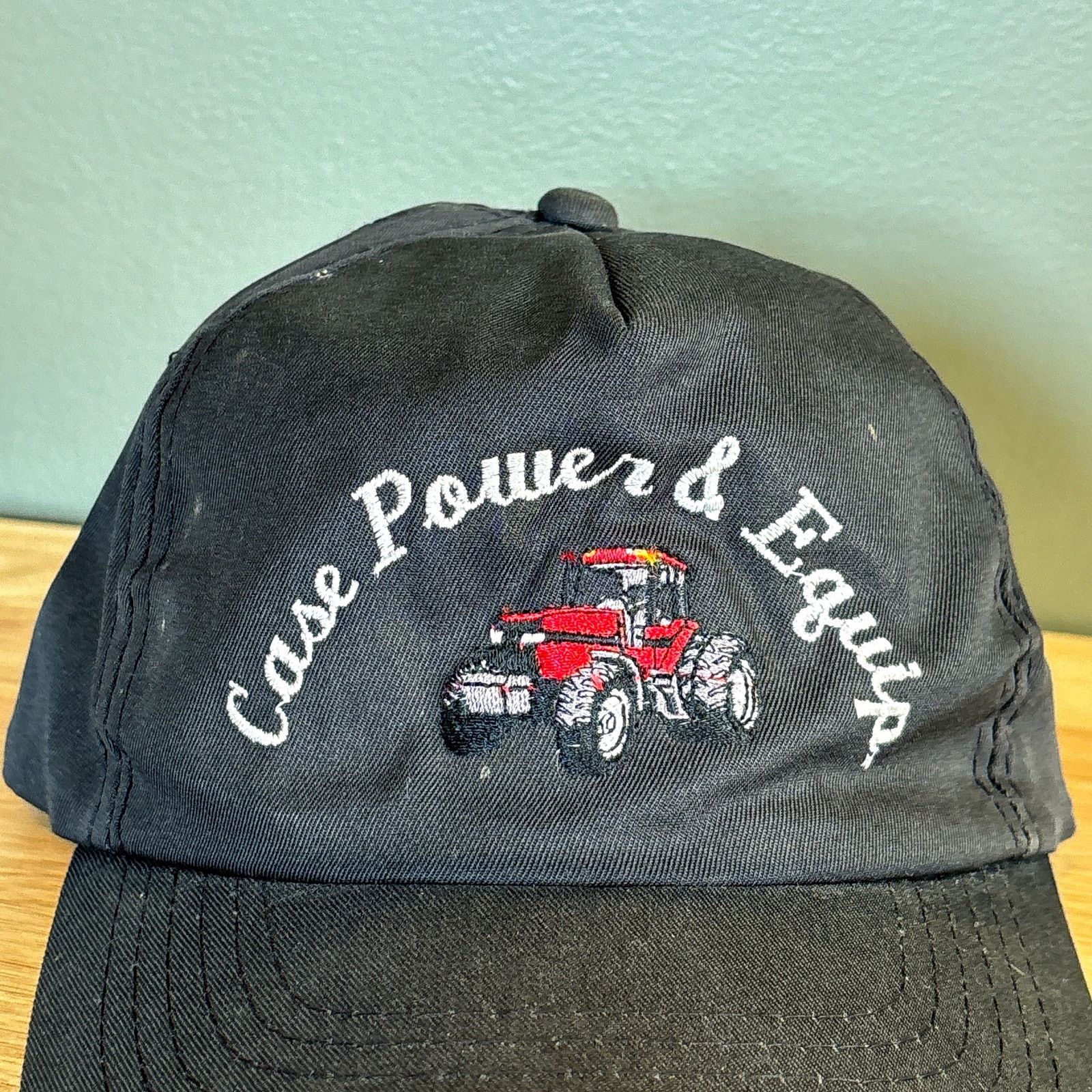 Other Vtg Case Power & Equipment Red Farm Tractor Strapback Hat Size ONE SIZE - 2 Thumbnail