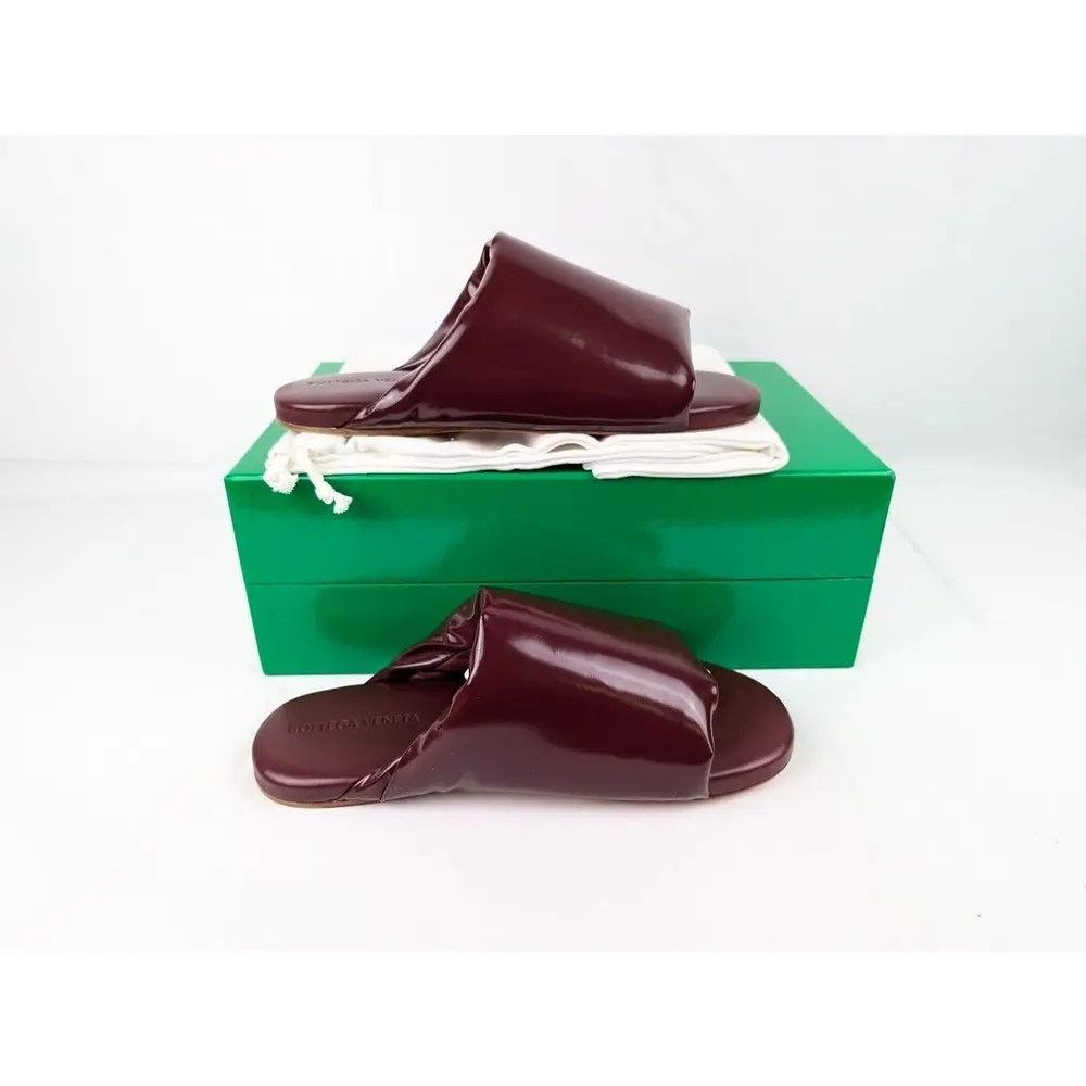 Bottega Veneta o1rshd1 Latex Sandal Leather in Merlot Size US 10 / EU 43 - 16 Thumbnail