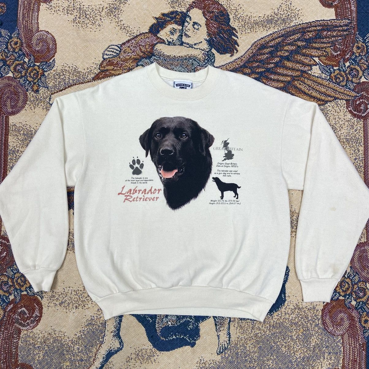 Vintage Vintage Labrador Retriever Sweatshirt Size US M / EU 48-50 / 2 - 1 Thumbnail