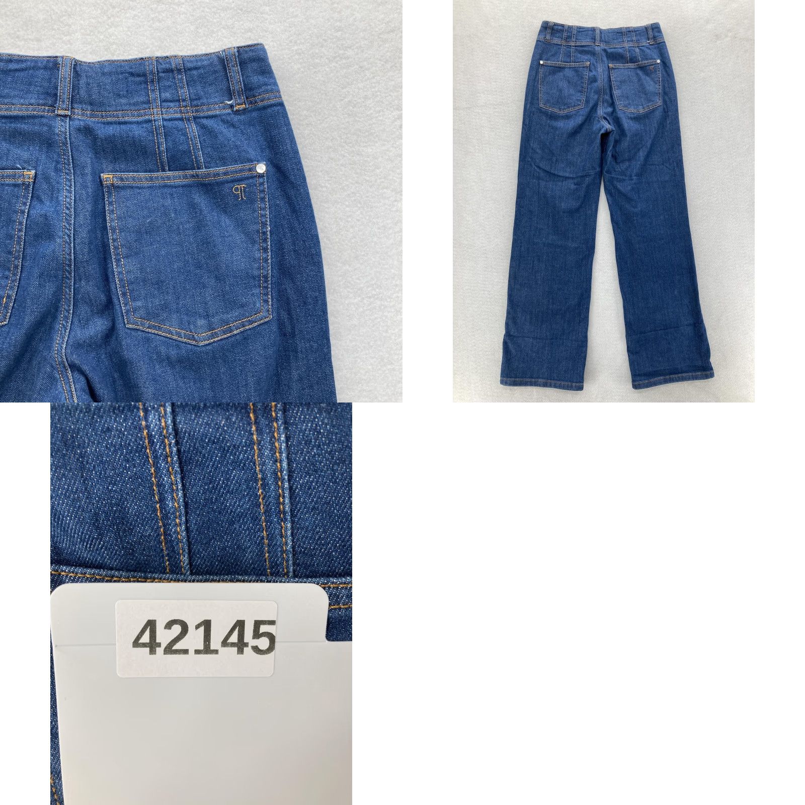 Vintage Pilcro Jeans Womens 28 Blue Relaxed Wide Leg Denim Baggy Trouser High Rise Stretch Cotton Blend Size 28" / US 6 / IT 42 - 9 Thumbnail