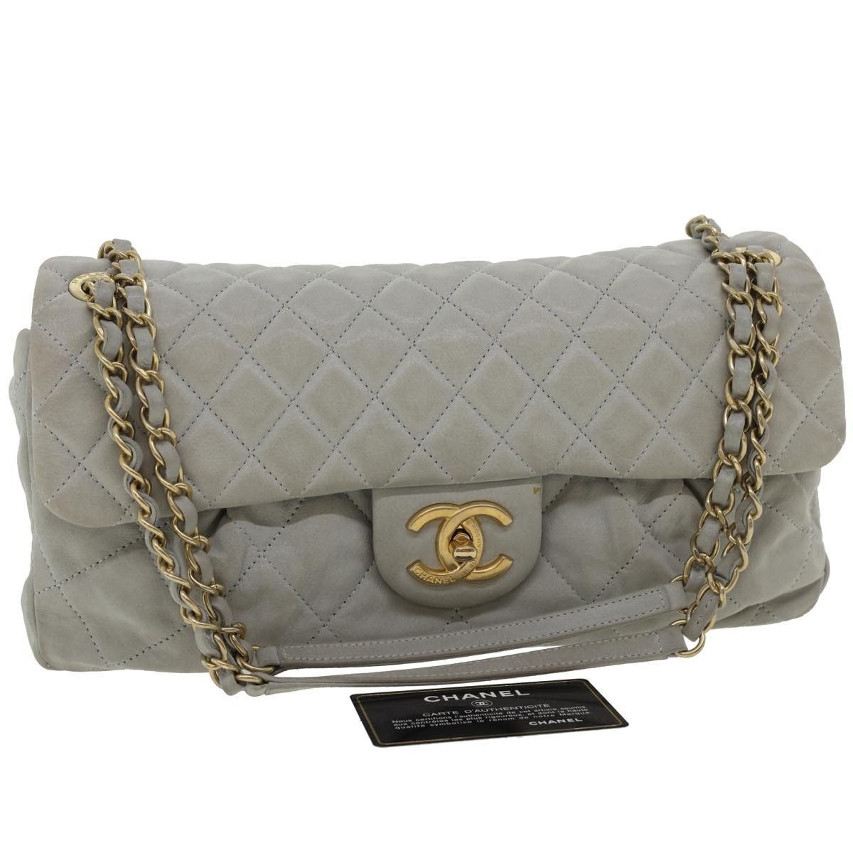 Chanel Chanel Lamb Skin Matelasse Double Chain Shoulder Bag Size ONE SIZE - 1 Thumbnail