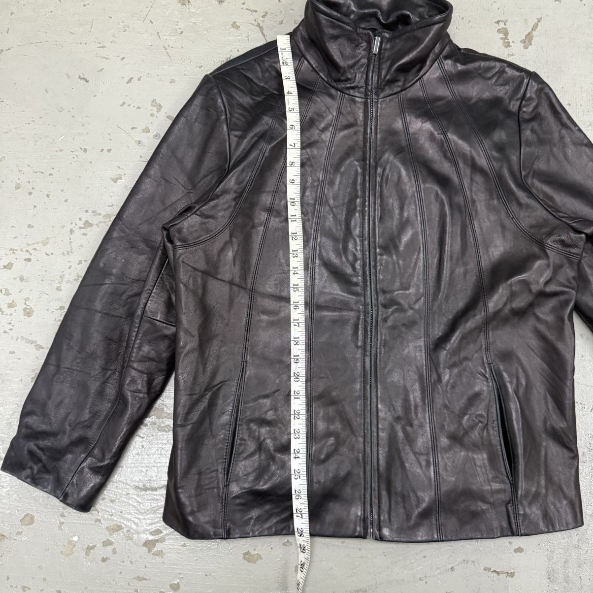 Leather M Julian Unique Genuine Leather Jacket Size US L / EU 52-54 / 3 - 5 Thumbnail
